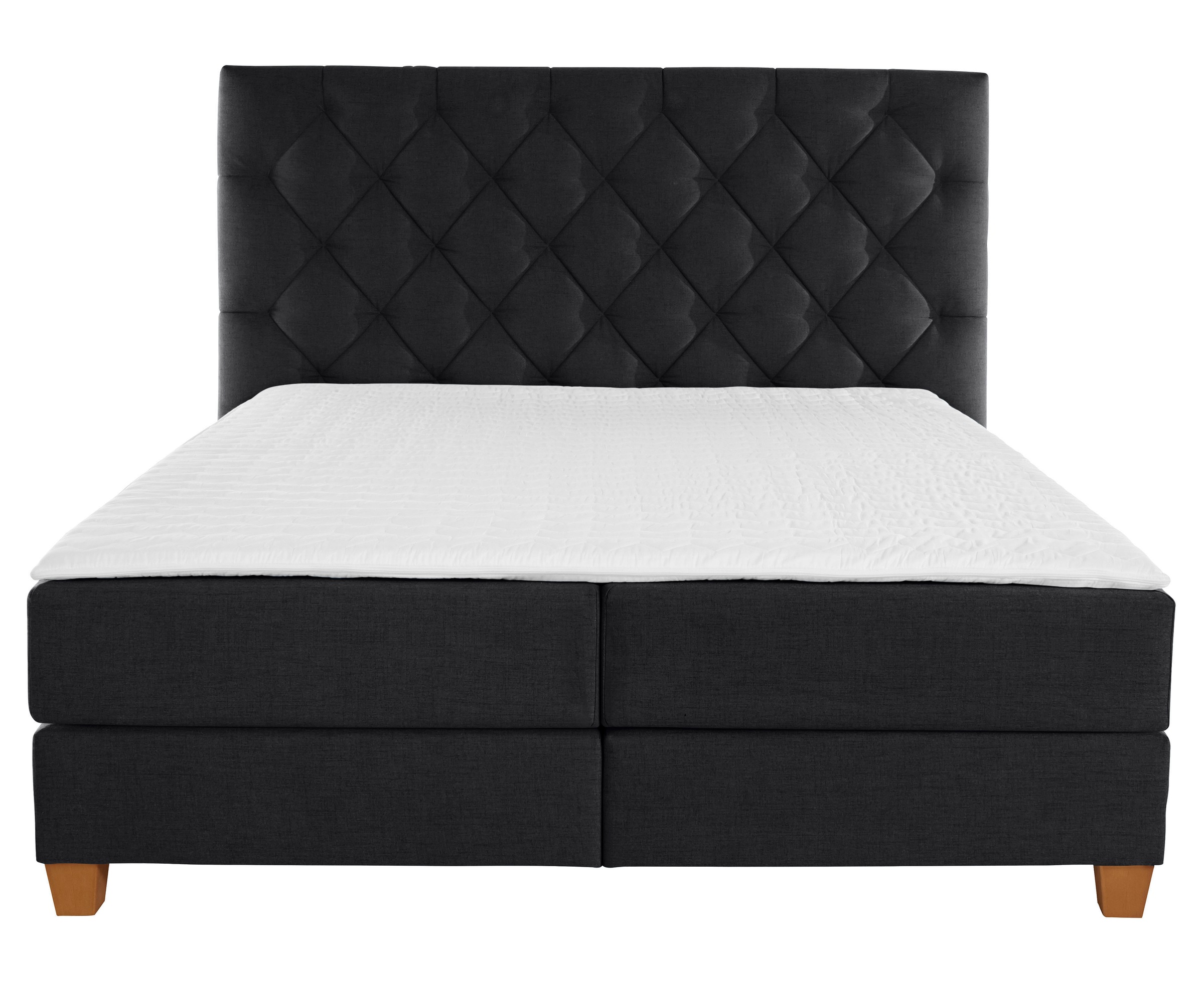 Home affaire Boxspringbett »Harmones hoch«, in 3 Breiten, Härtegrad auch im Mix mit je 1 Matratze in H2 und H3