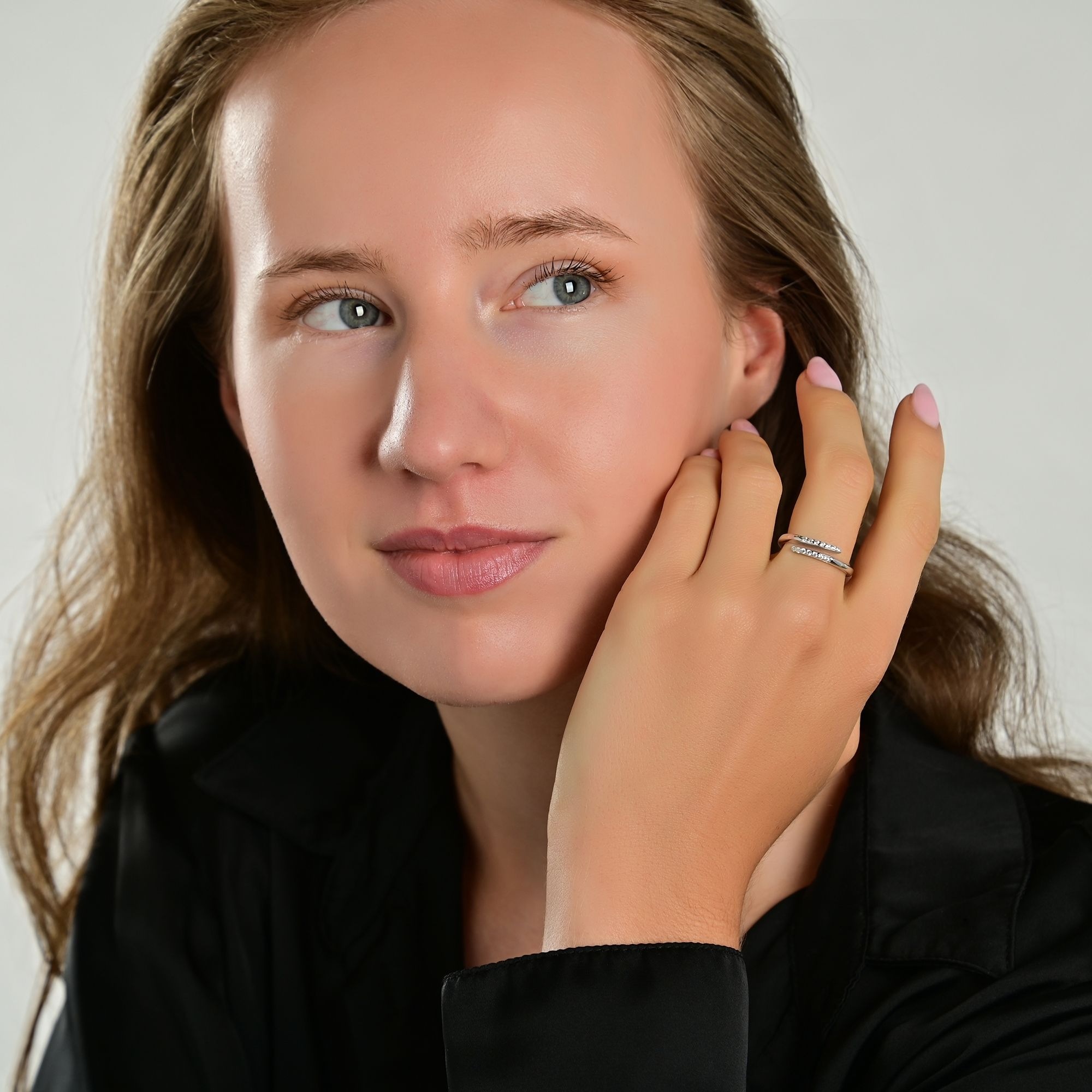 Fingerring ADELIA´S "Damen Ring aus 925 Silber mit Zirkonia" Gr. 56, silber, Fingerringe, Damen, 56, Silber 925 (Sterlingsilber), Fingerring 9