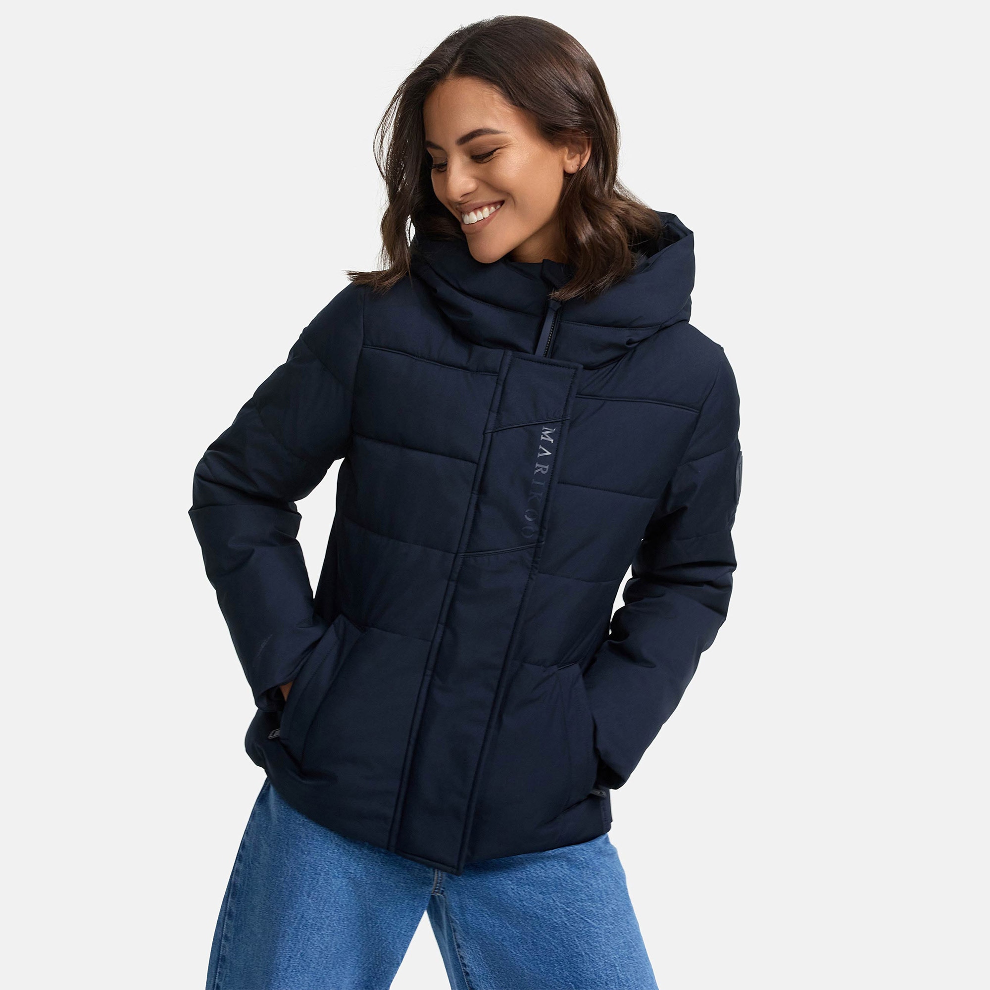 Marikoo Outdoorjacke "Elira", mit warmem Teddyfell günstig online kaufen