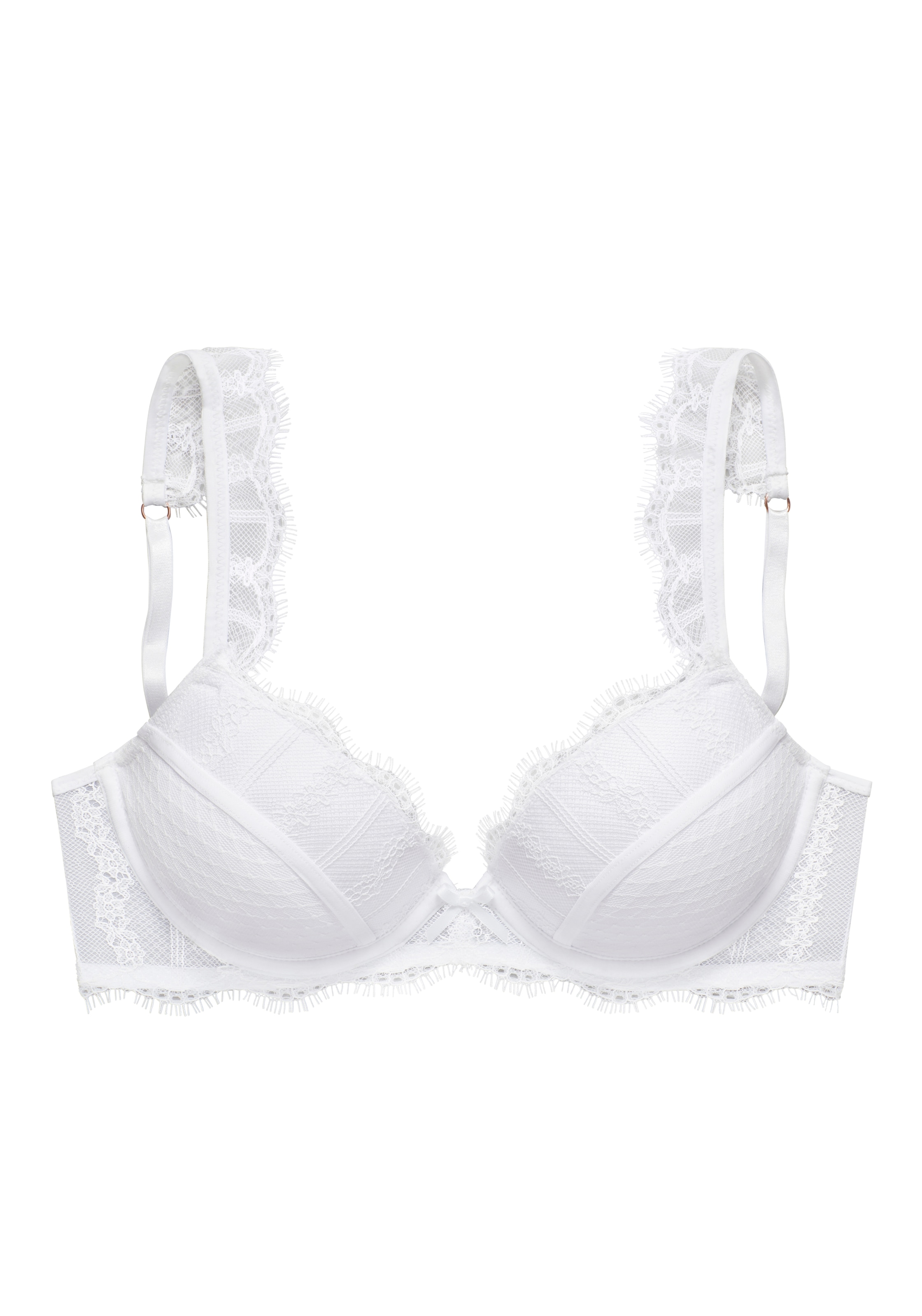 LASCANA Push-up-BH », BH mit Bügel, Spitzen-BH, als Dessous-Set kombinierbar« sexy Unterwäsche, sexy Dessous Damen