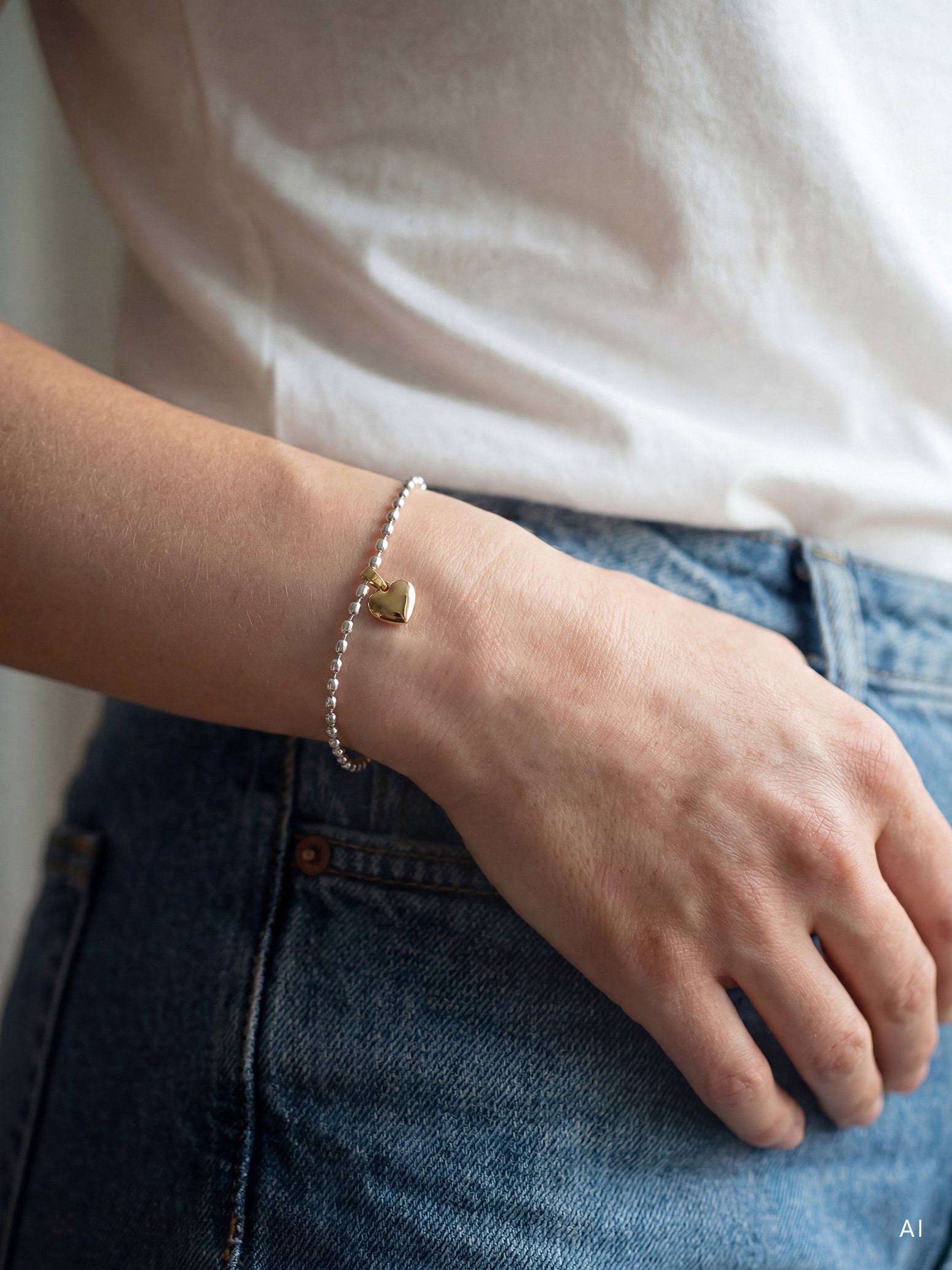 Tamaris Armband »Schmuck Geschenk Edelstahl Tiny Steel Heart, Herz«