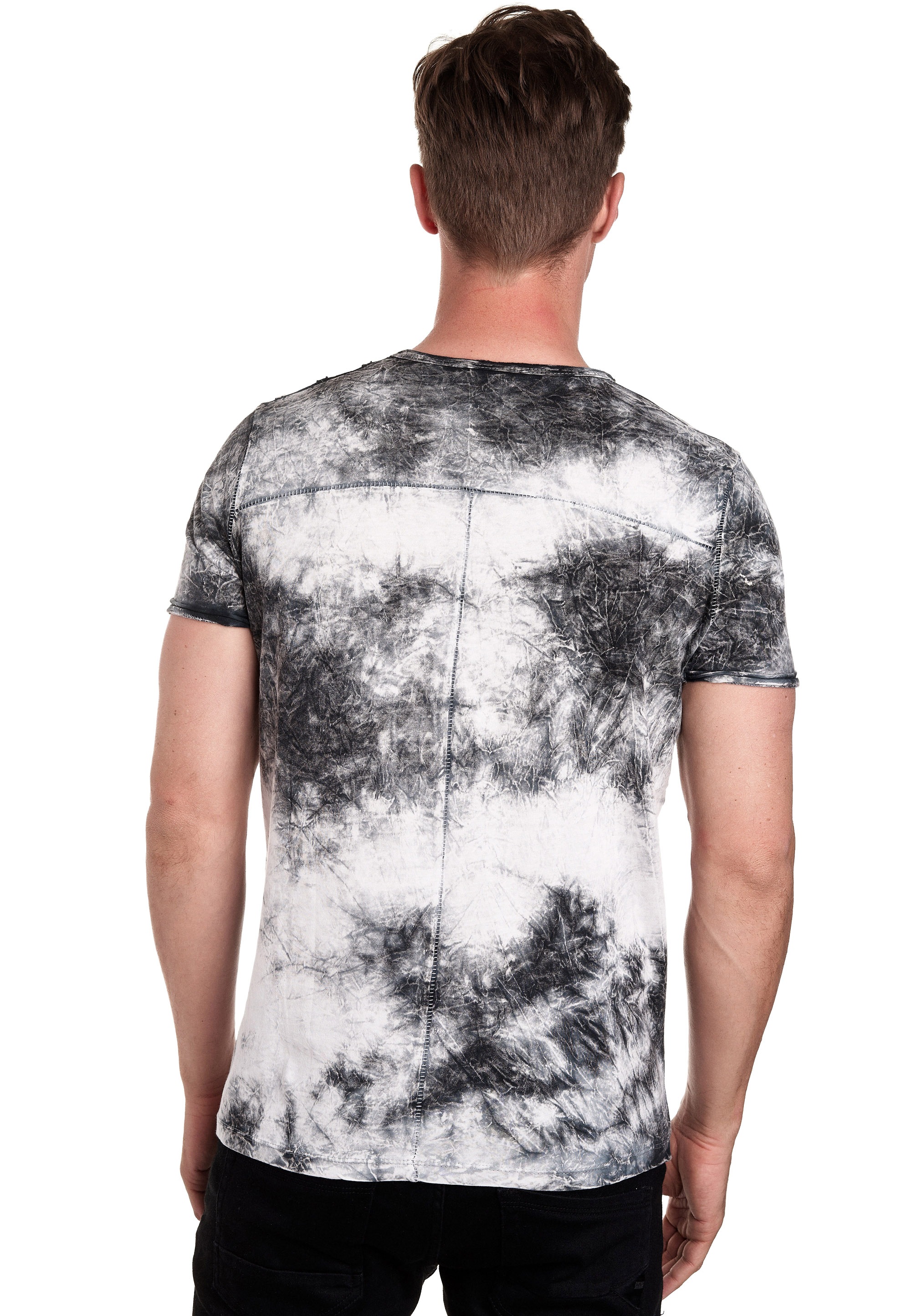 Rusty Neal T-Shirt, mit toller Batik-Optik