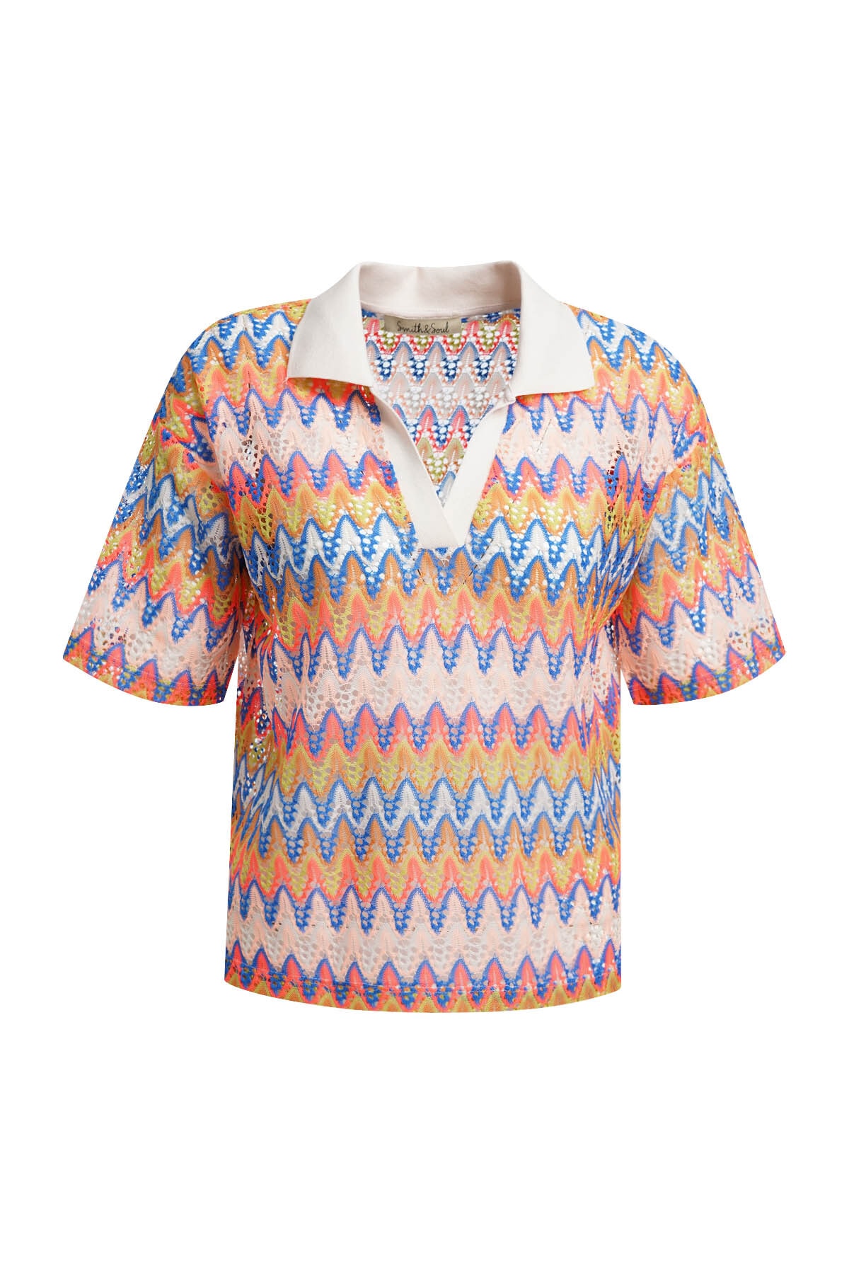 Smith & Soul V-Shirt mit Seitenschlitze
