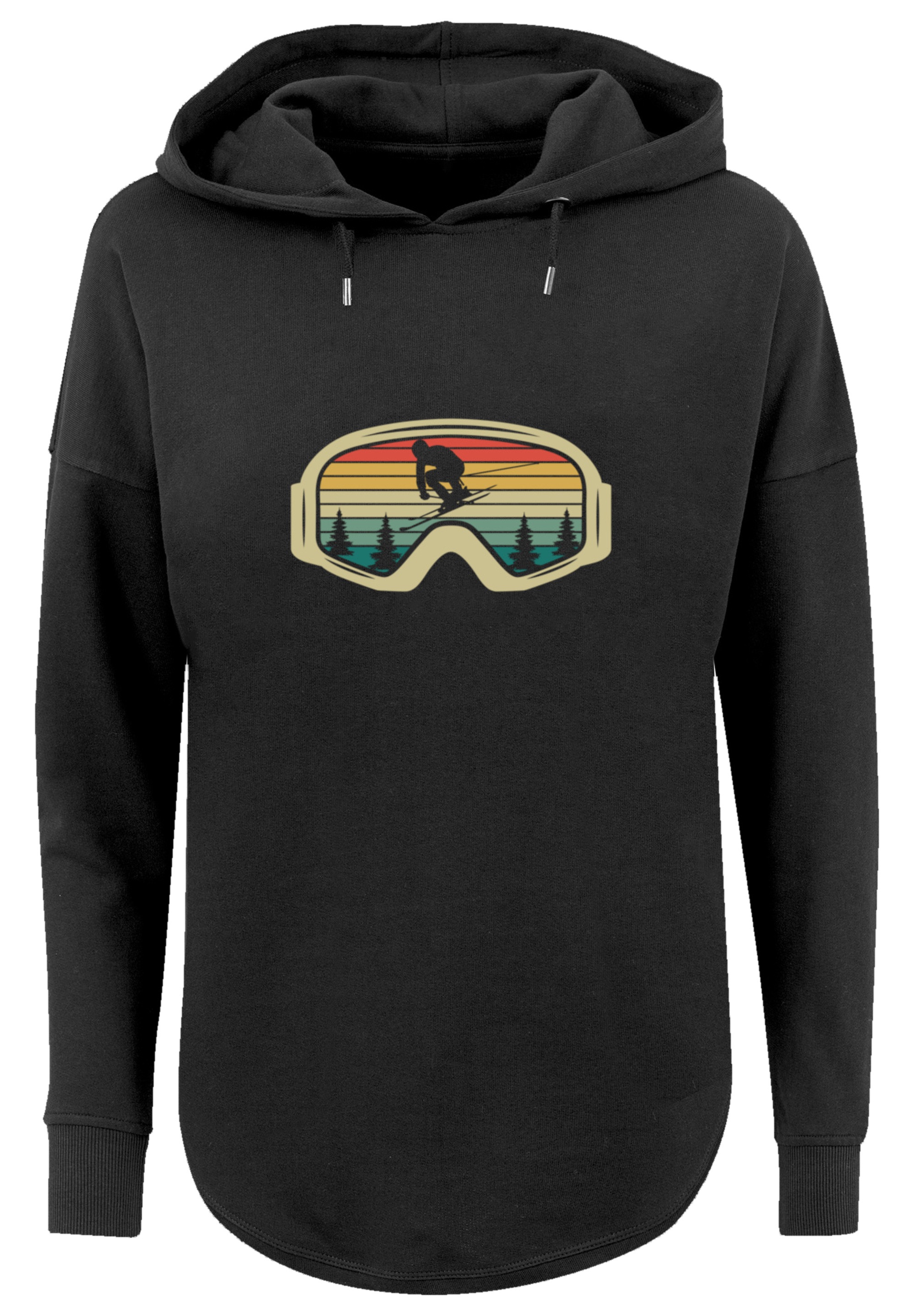 F4NT4STIC Kapuzenpullover »Retro Skibrille Wintersport«, Premium Qualität