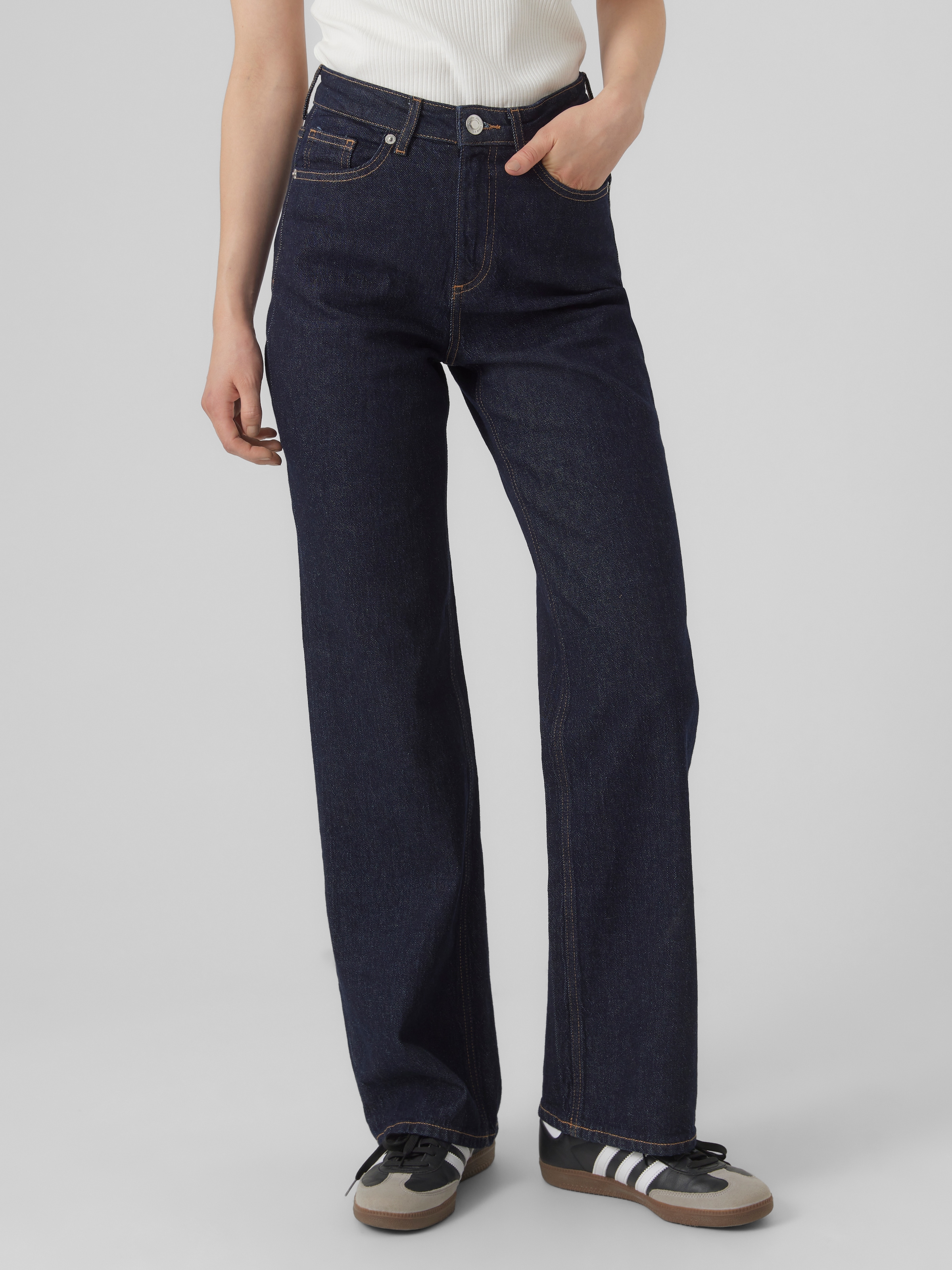 Vero Moda High-waist-Jeans "VMTESSA HR WIDE JEANS RA369 GA NOOS" günstig online kaufen