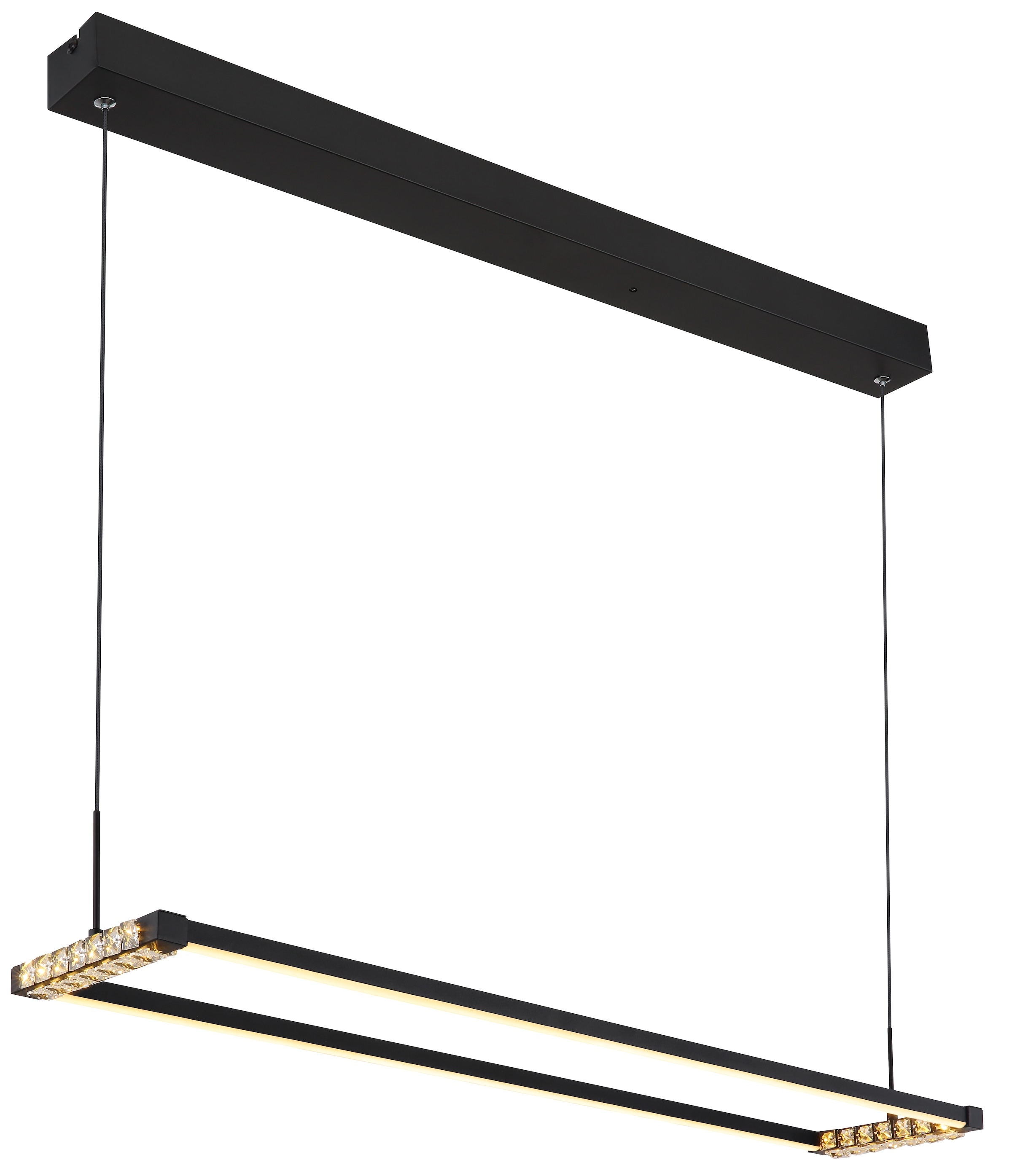 GLOBO LIGHTING LED Pendelleuchte »MARIELLA«, Leuchtmittel LED-Modul | LED fest integriert, Hängelampe/Hängeleuchte/Wohnzimmer/Esstisch/elegant