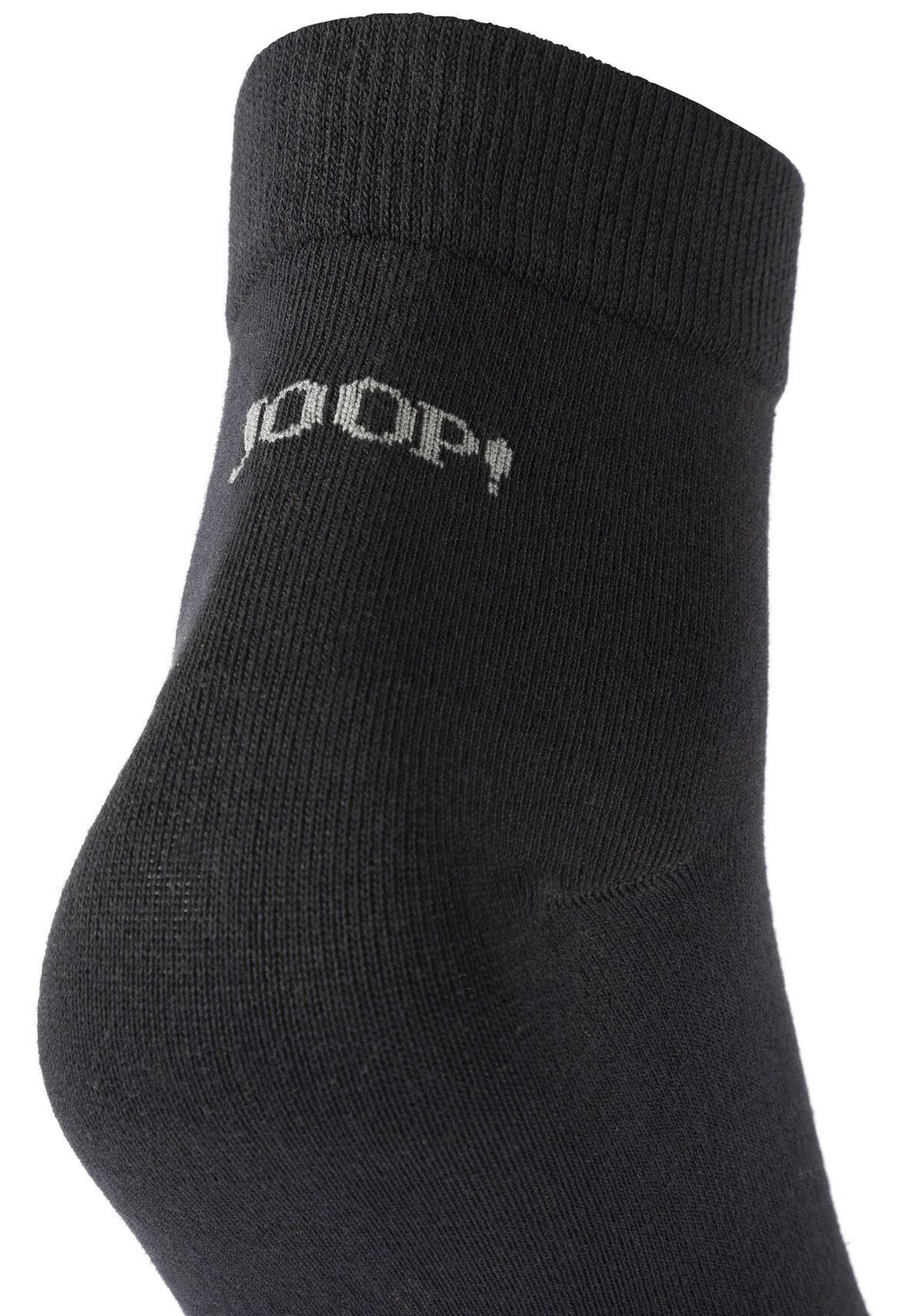 Thumbnail - JOOP Kurzsocken "premium essentials" 4 Paar tlg. mit Logoschriftzug an der Ferse