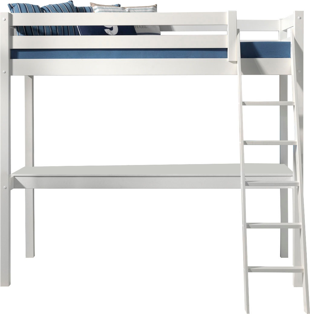 Vipack Hochbett »Pino«, (Made in Europe), mit Schreibplatte