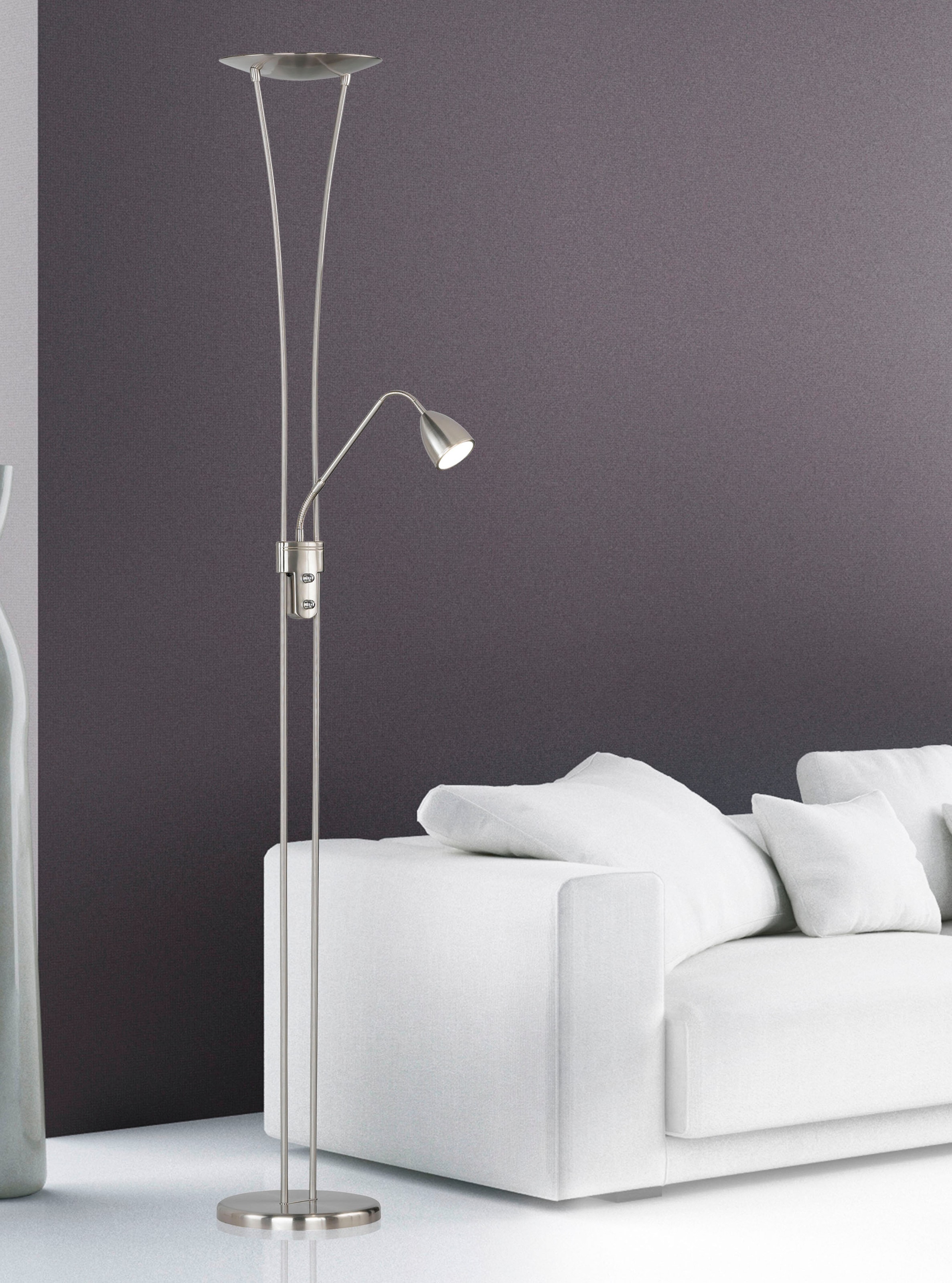 TRIO Leuchten,LED Deckenfluter LED-Deckenfluter mit Lesearm | BAUR
