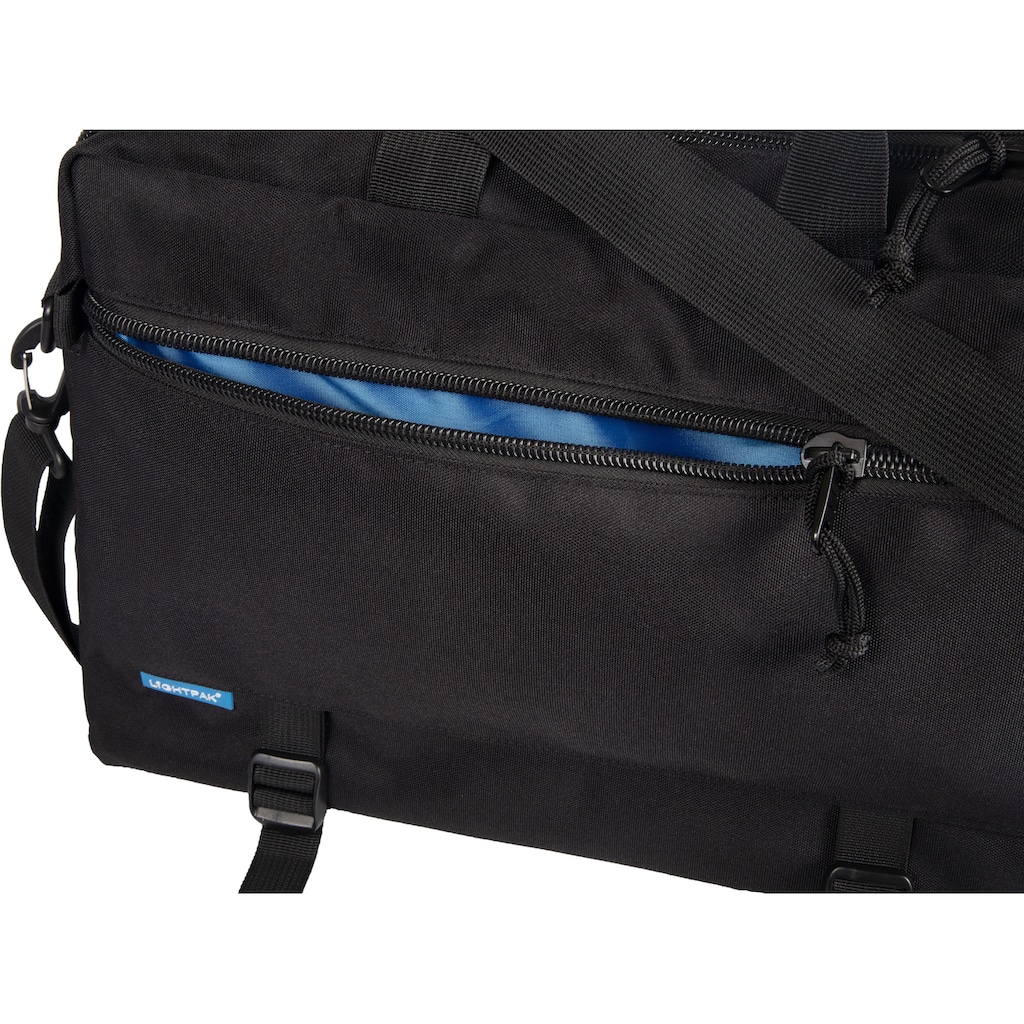LIGHTPAK® Laptoptasche »Multifunktionstasche RPET«, auch als Rucksack tragbar; aus recyceltem Material