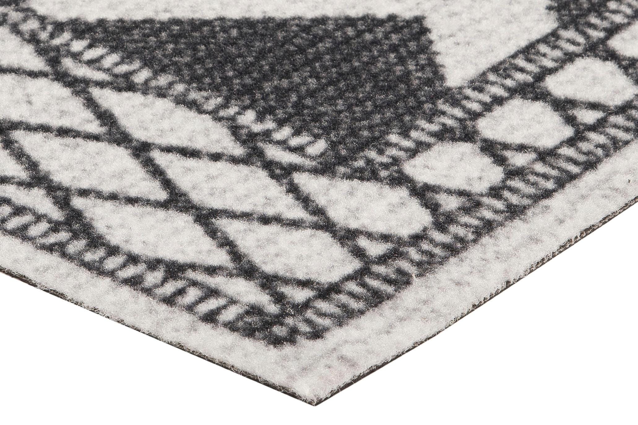 HANSE Home Küchenläufer »Mirror«, rechteckig, 5 mm Höhe, Grafisches Design, Teppich-Läufer, Robust, Pflegeleicht, Waschbar