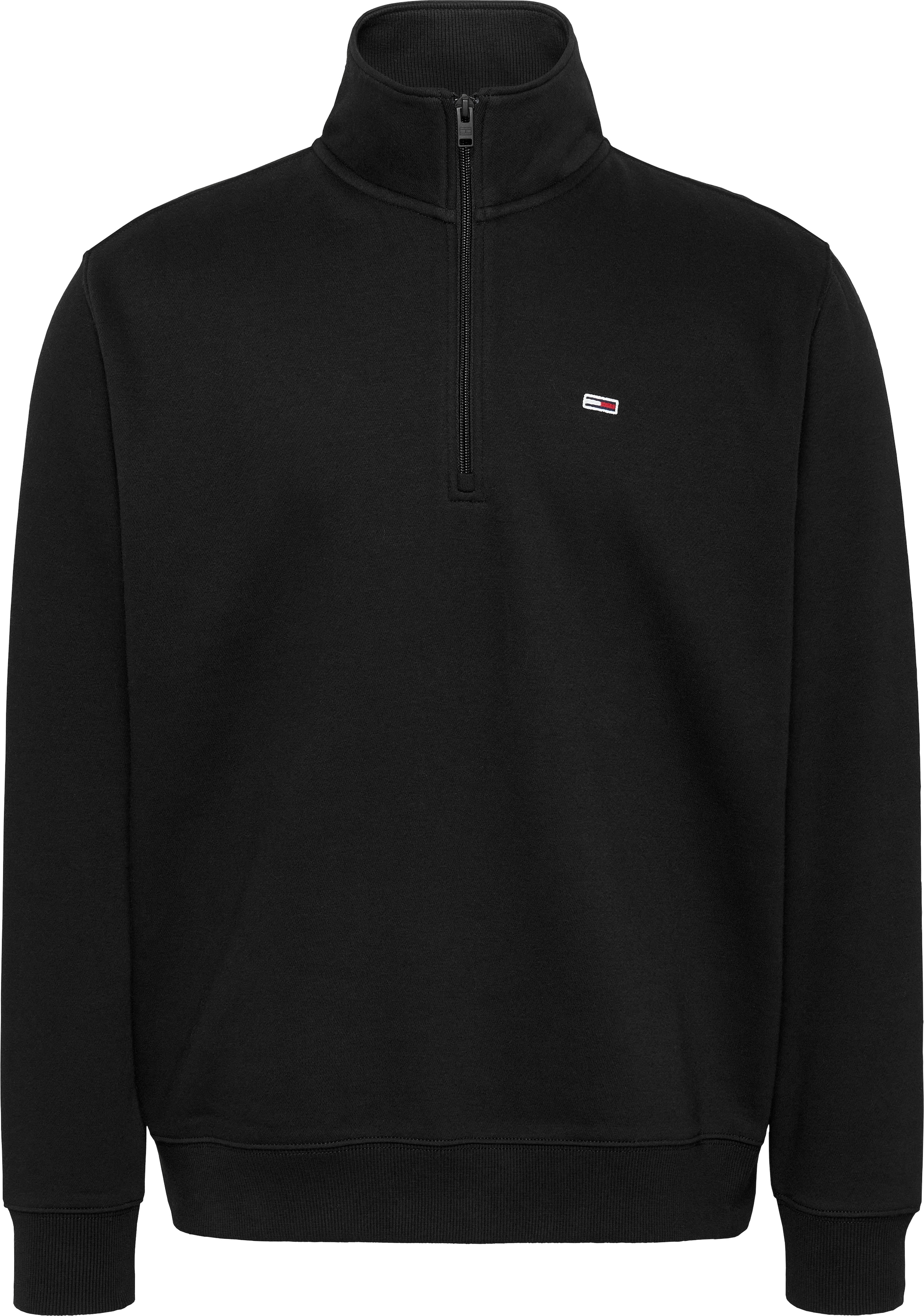 Tommy Jeans Sweatshirt »TJM REG FLEECE 1/4ZIP MOCK NECK«, mit Fleece