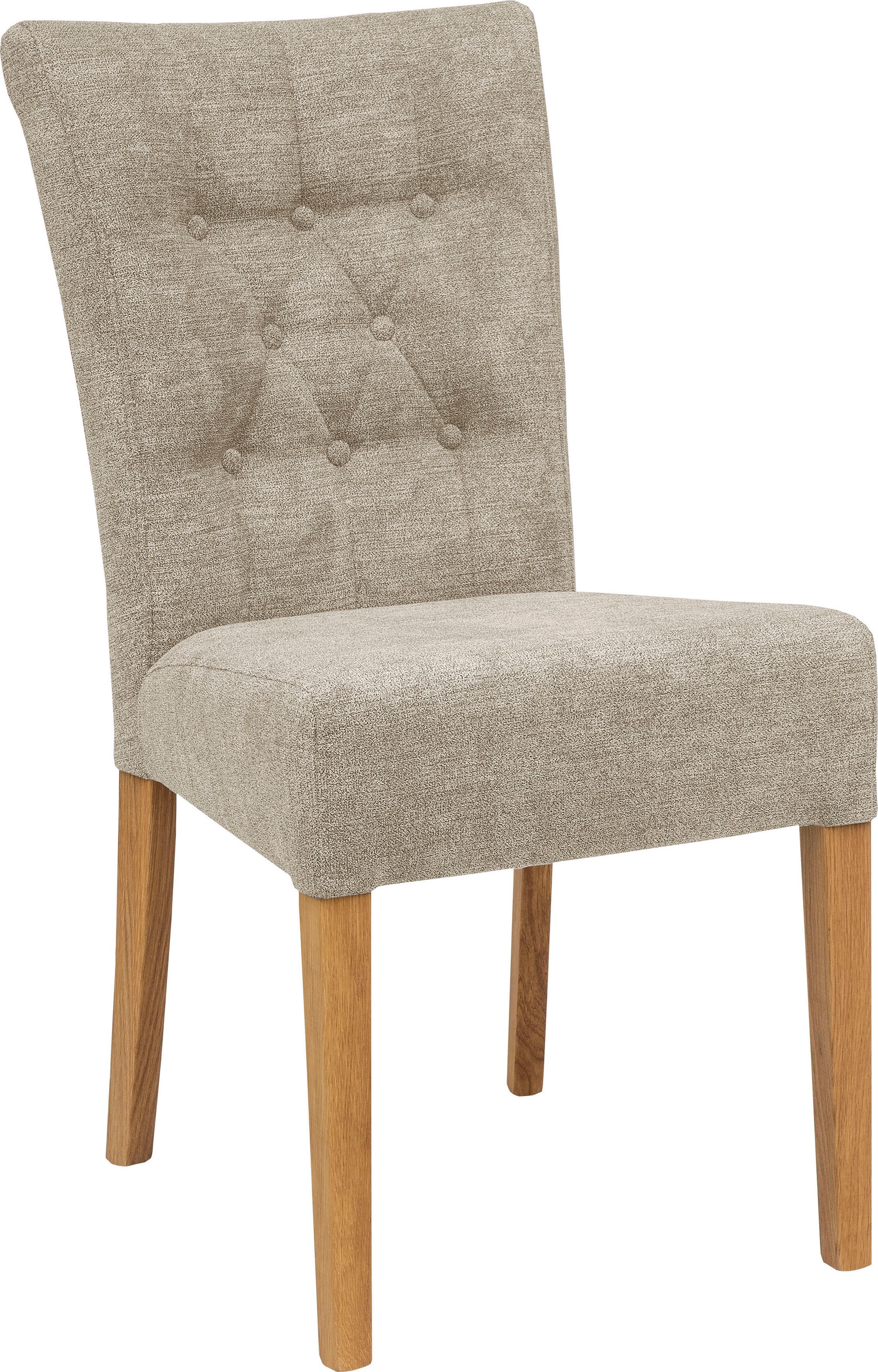 Home affaire Polsterstuhl »Queen«, (Set), 6 St., Feinstruktur, Esszimmerstuhl mit Knopfheftung, 2er, 4er oder 6er-Set