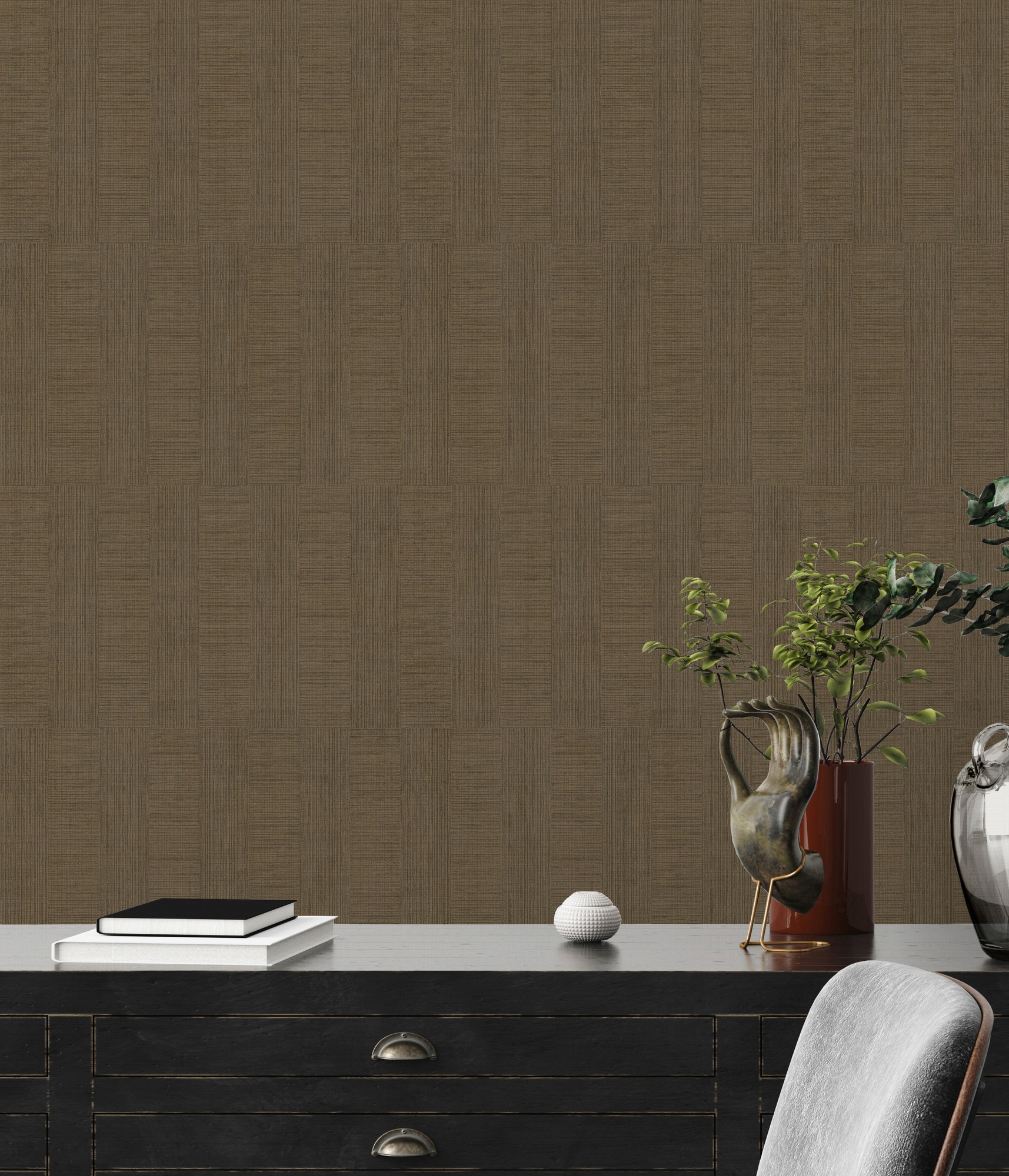 A.S. Création Vliestapete »Cuba«, Flechtoptik-gemustert-Motiv, Streifentapete Tapete Designer Metallic Tapeten Wohnzimmer modern Flur