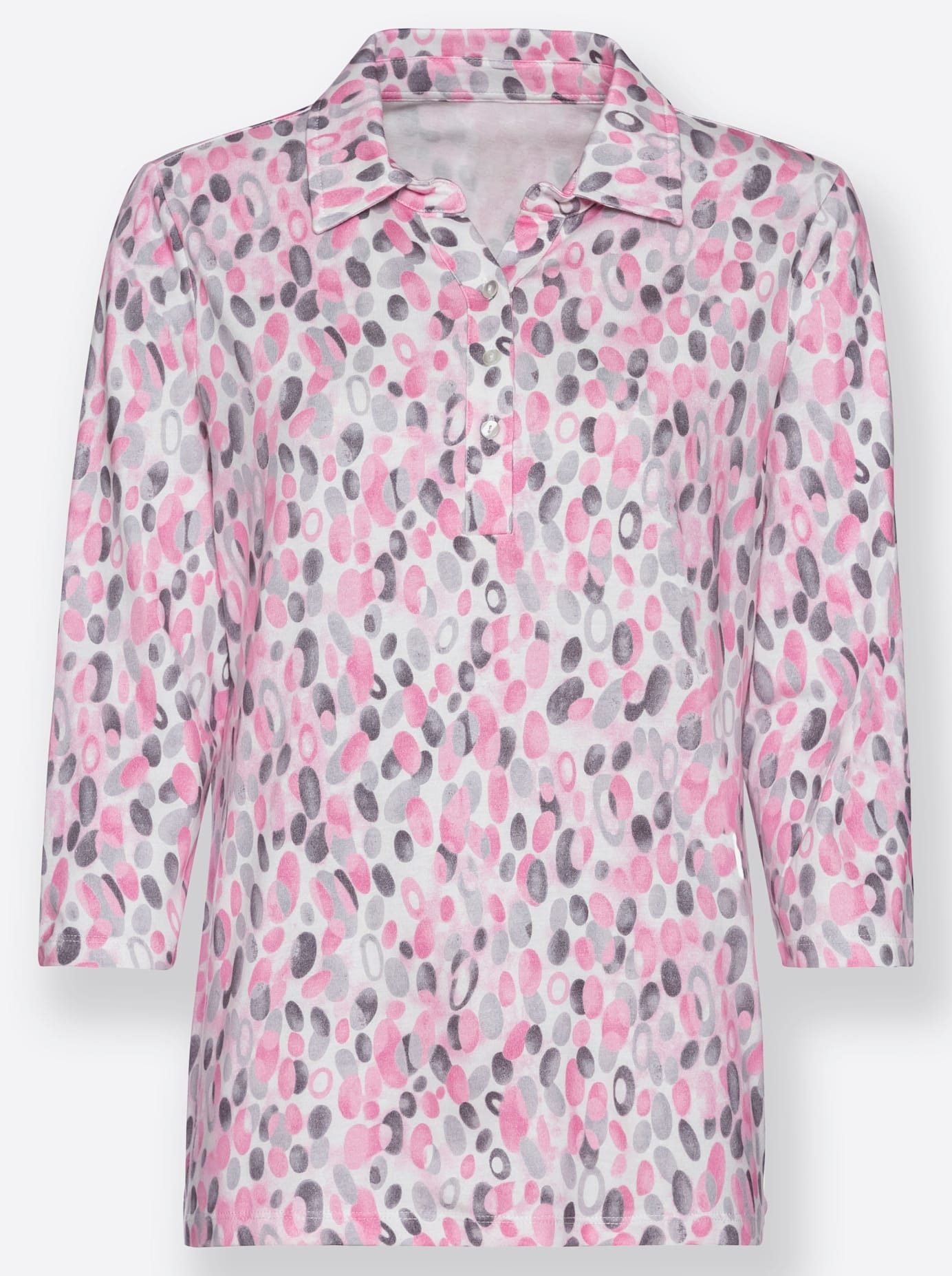 Classic Women Polo Shirt Pink/Size 46 3