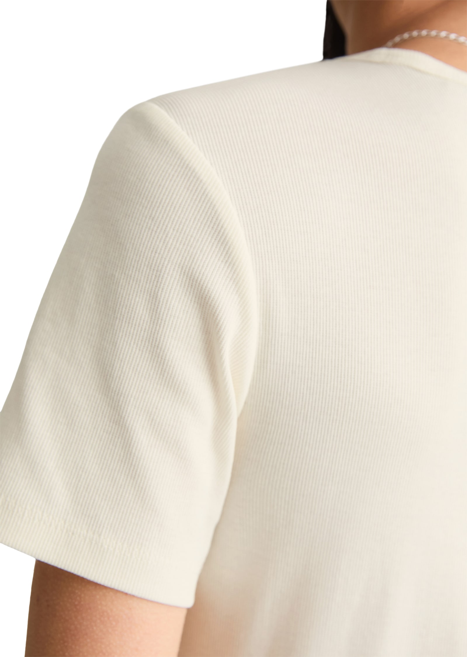 Marc O'Polo DENIM T-Shirt »aus weichem Rippjersey«