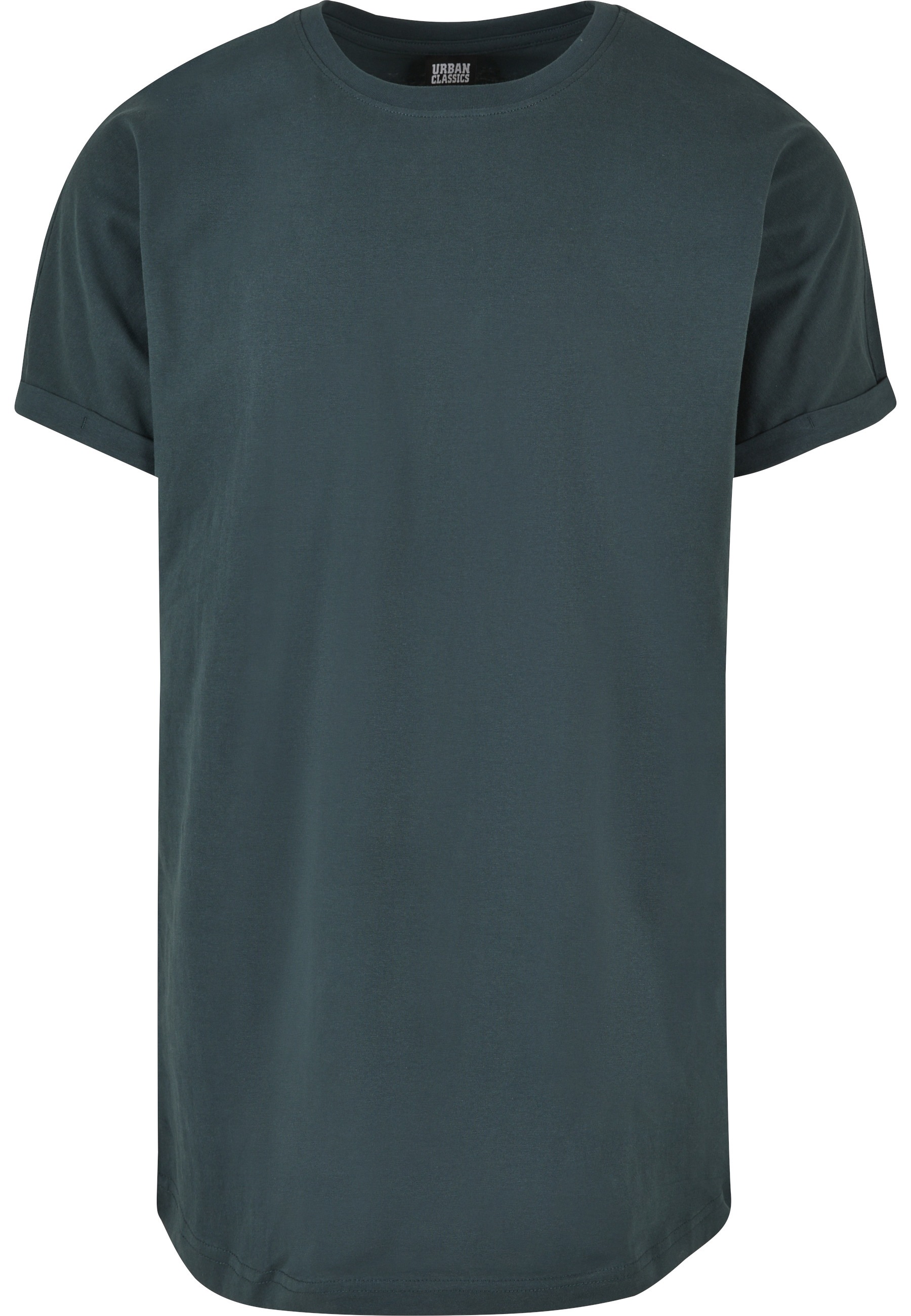URBAN CLASSICS T-Shirt "Urban Classics Herren Long Shaped Turnup Tee" 1 Stk.