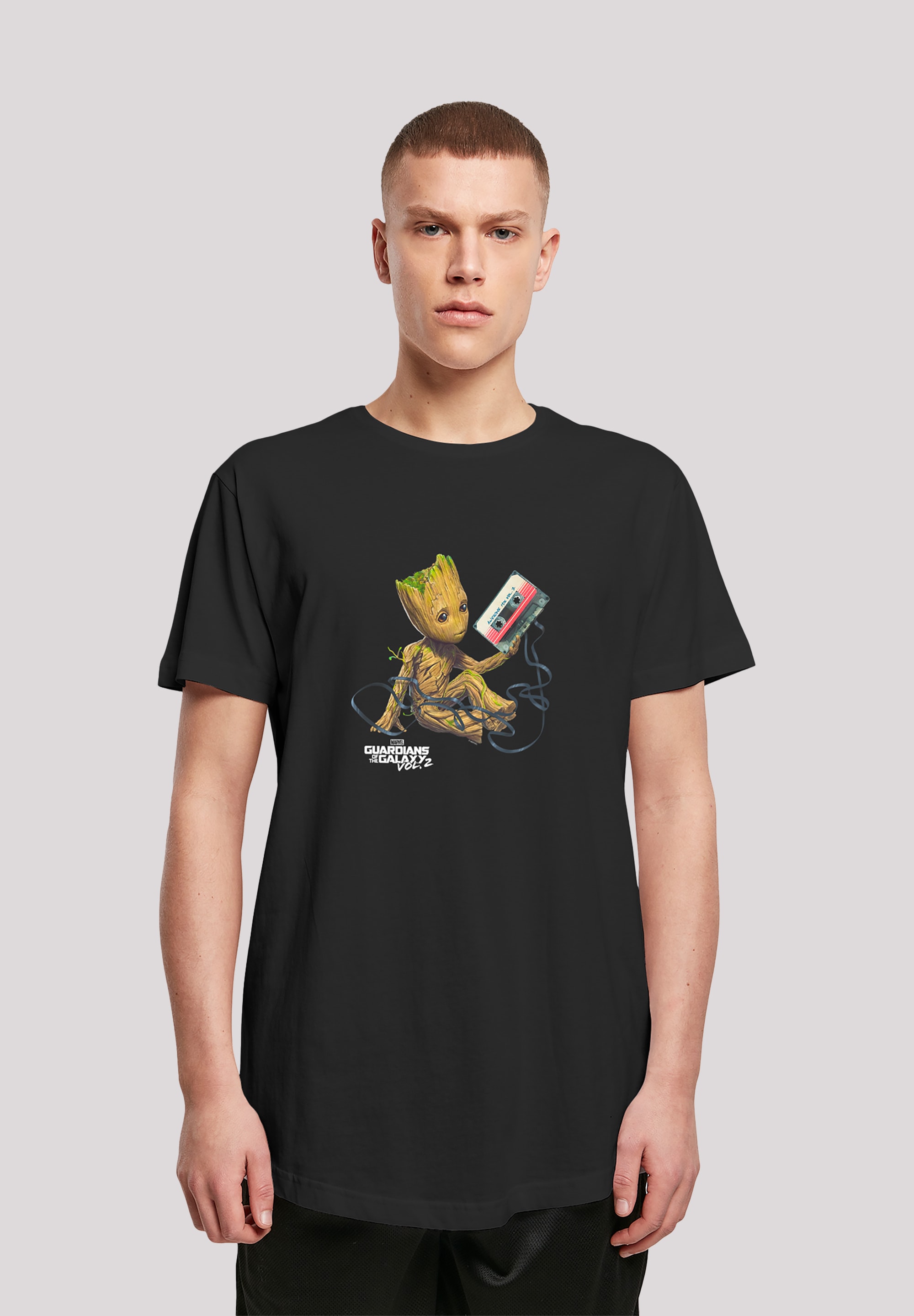 F4NT4STIC T-Shirt »Marvel Guardians Of The Galaxy Vol2 Groot Tape«, Print