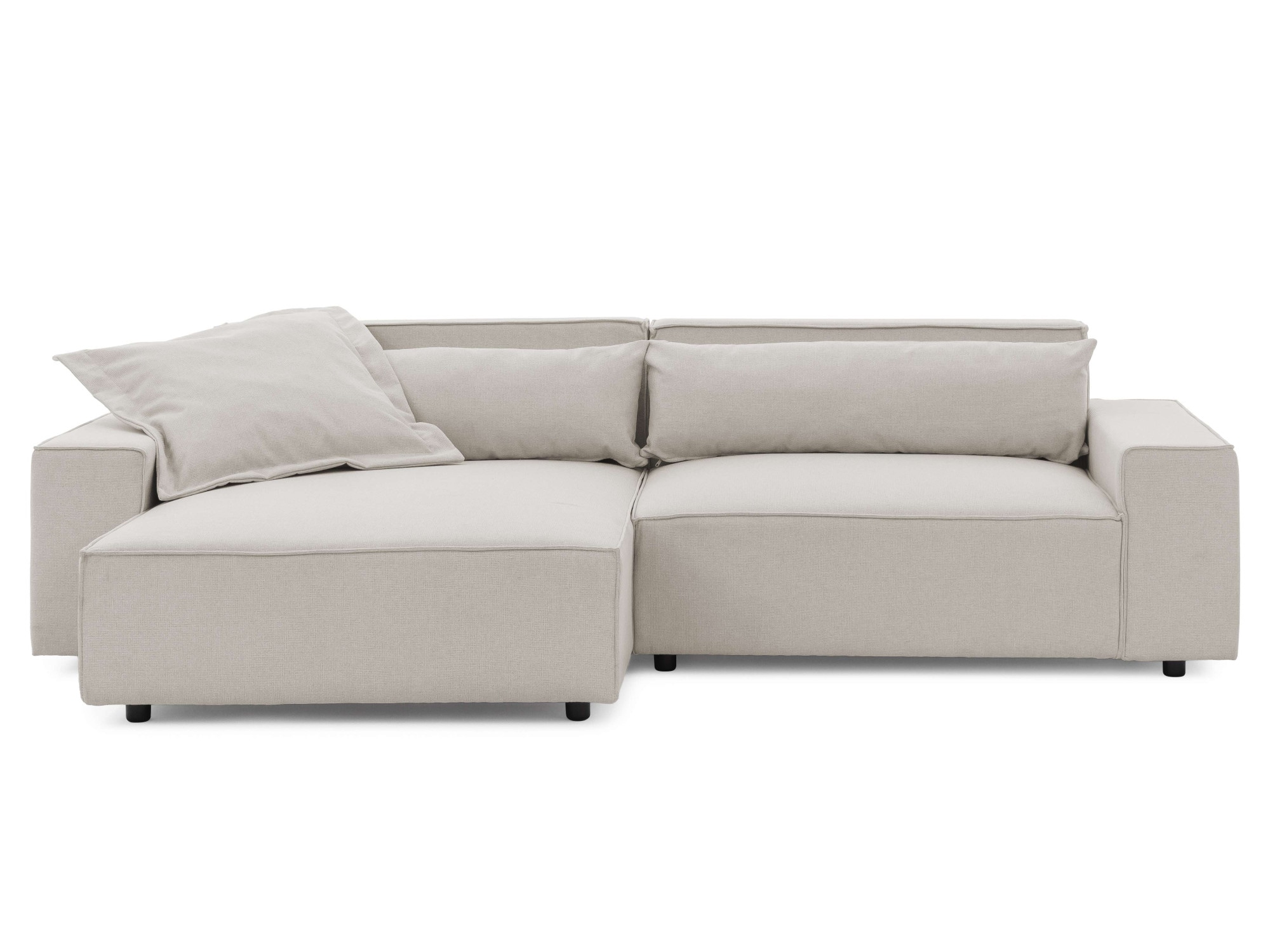 OTTO home Ecksofa "KINLEE Design-Sofa mit Recamiere rechts/links, Maße B/T/ günstig online kaufen