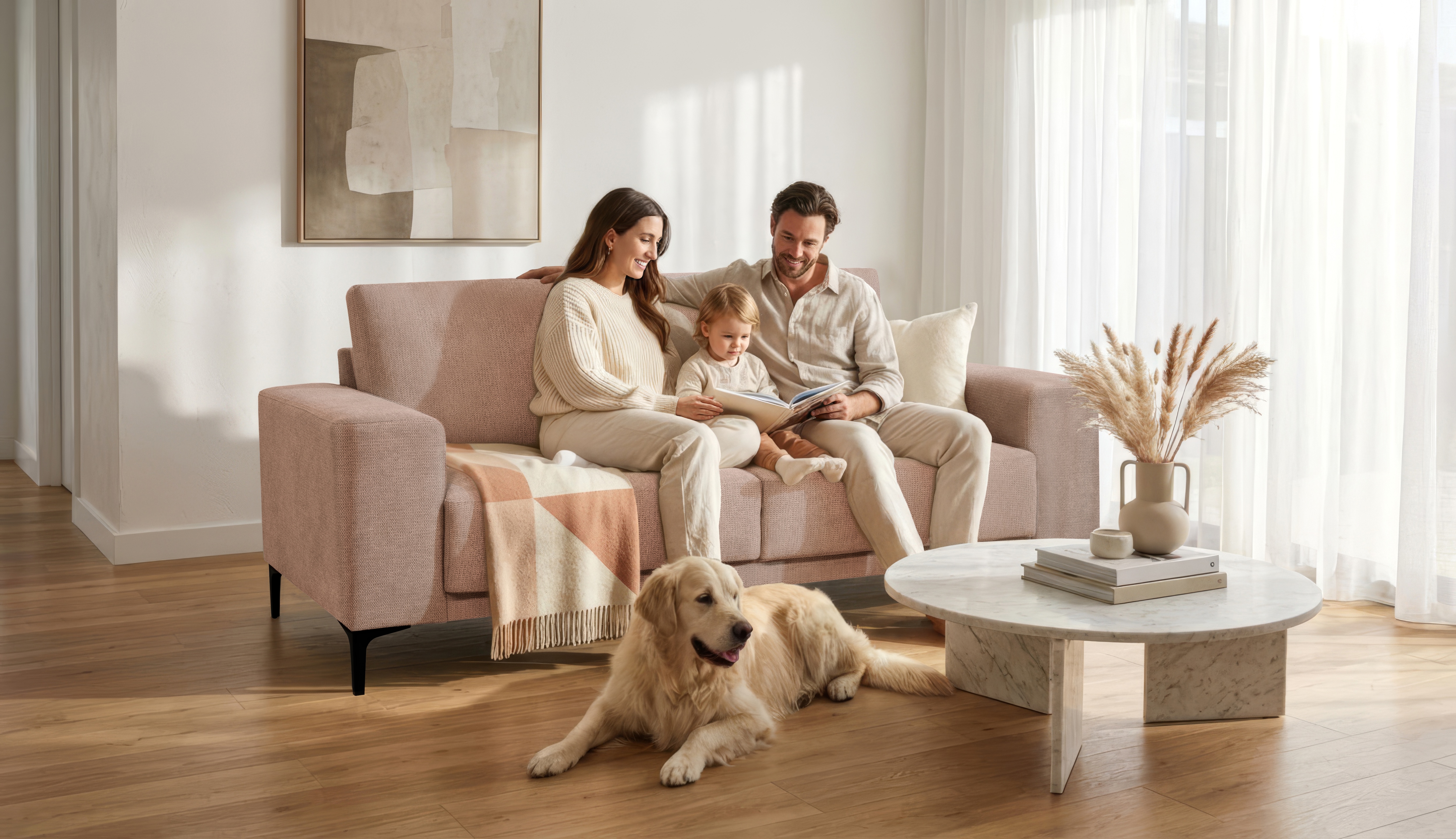 OTTO home 2-Sitzer "Xander" Breite 164 cm, Webstoff, Soft-Touch Chenille, schwarze Metallfüße