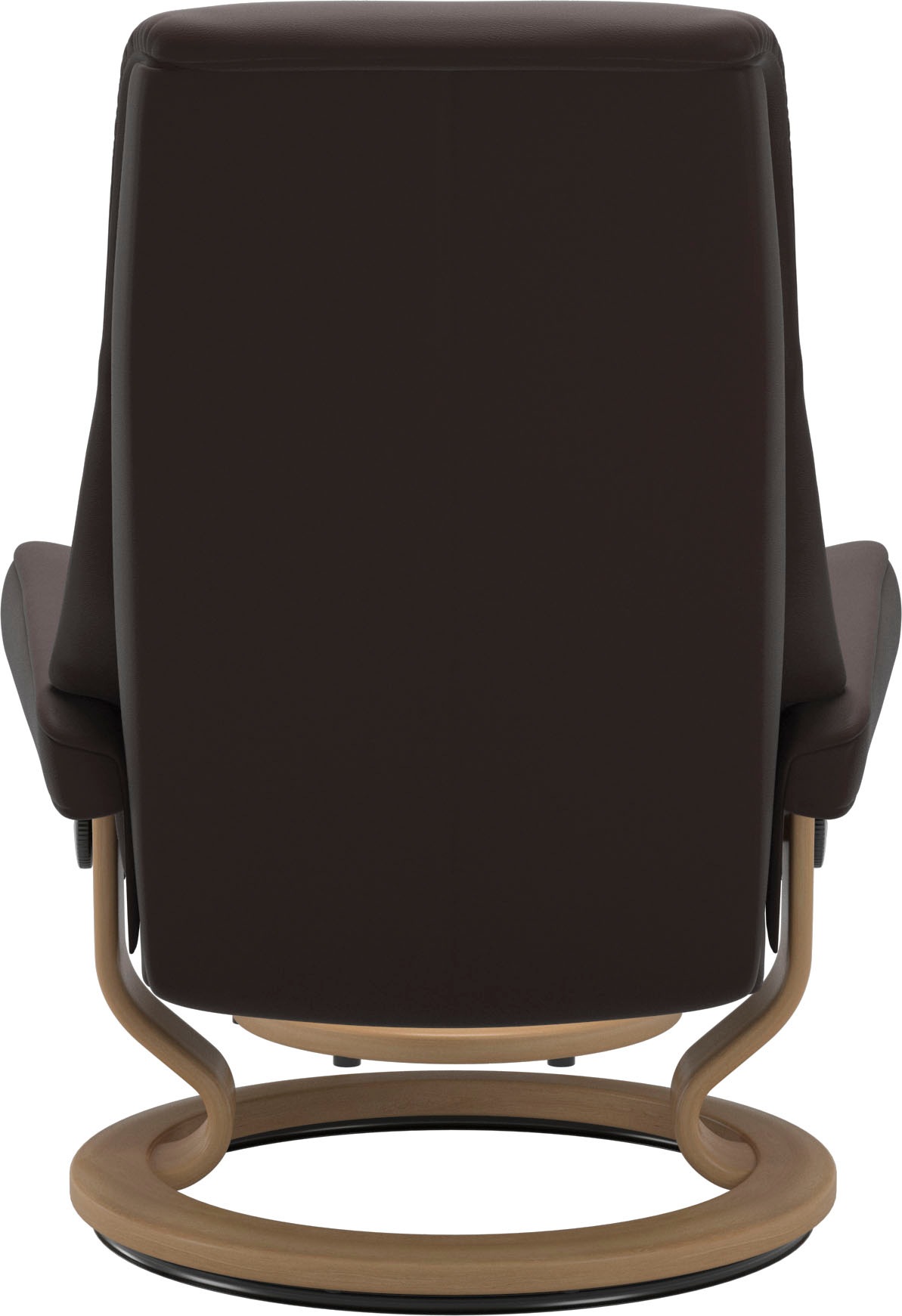 Thumbnail - Stressless Relaxsessel "View" Set, Relaxsessel mit Hocker, mit Classic Base, Größe M,Gestell Eiche