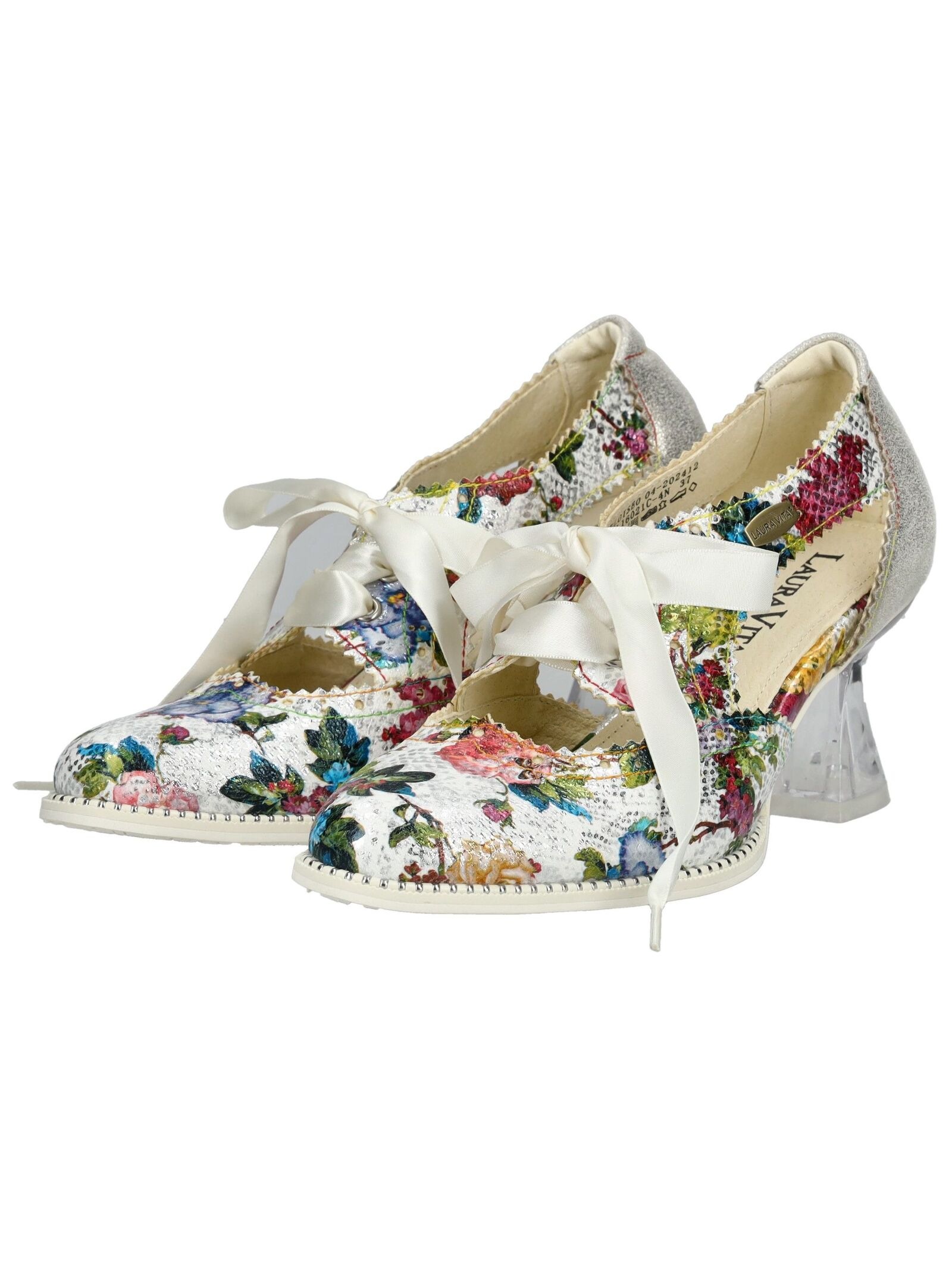 LAURA VITA Schnürpumps »LAURA VITA Pumps Leder/Textil«