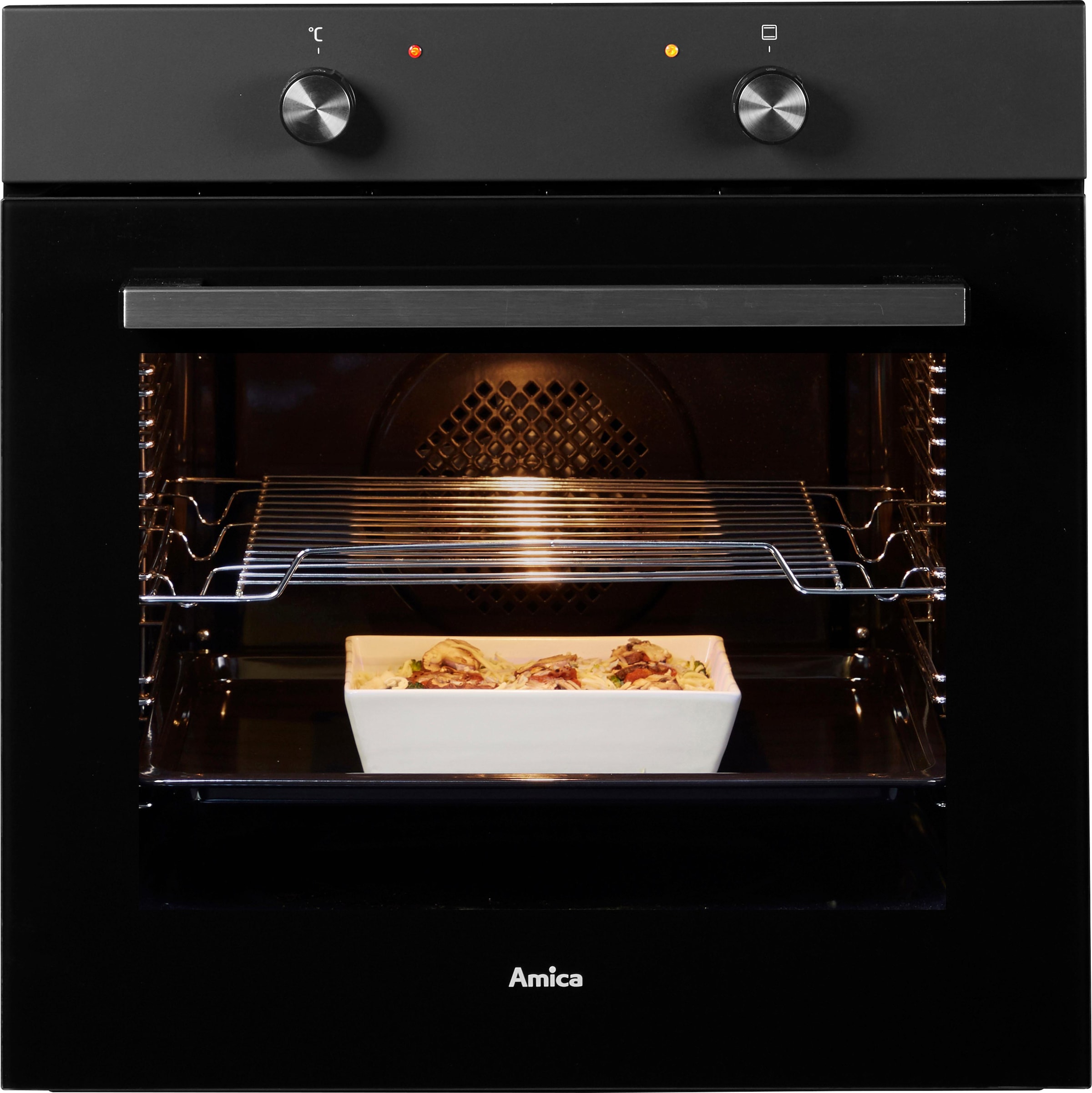 Amica Einbaubackofen »EBX 947 600 SM«, EBX 947 600 SM, mit Teleskopauszug nachrüstbar, Simple Steam, Simple Steam