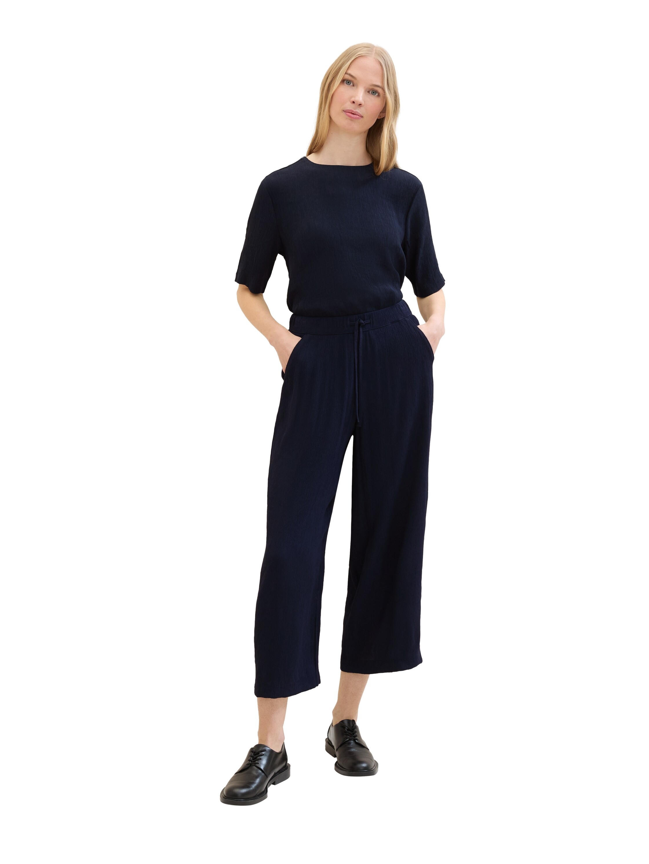 TOM TAILOR Culotte, in Crinkle-Optik