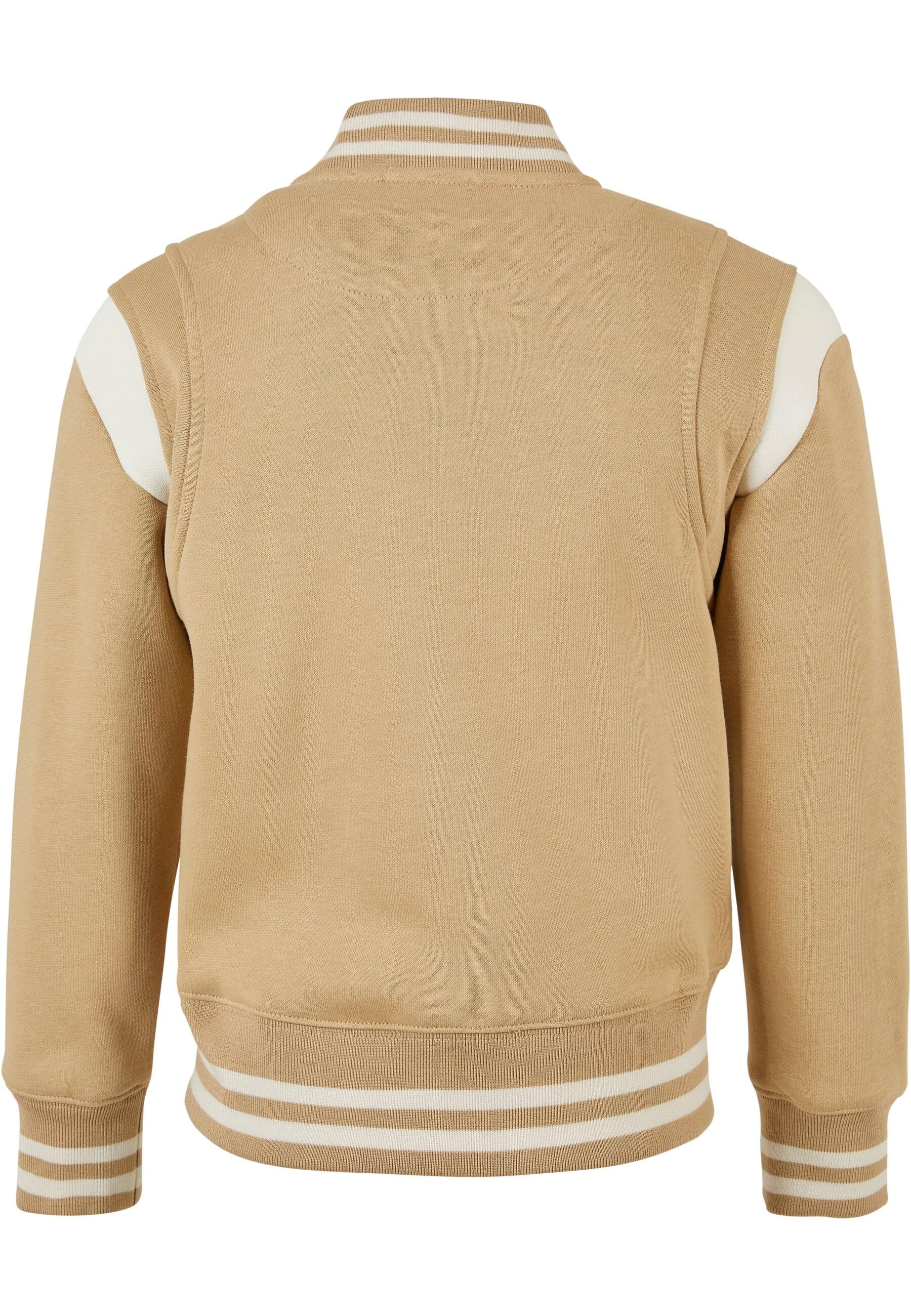 URBAN CLASSICS Allwetterjacke »Urban Classics Damen Girls Inset College Sweat Jacket«, (1 St.), ohne Kapuze