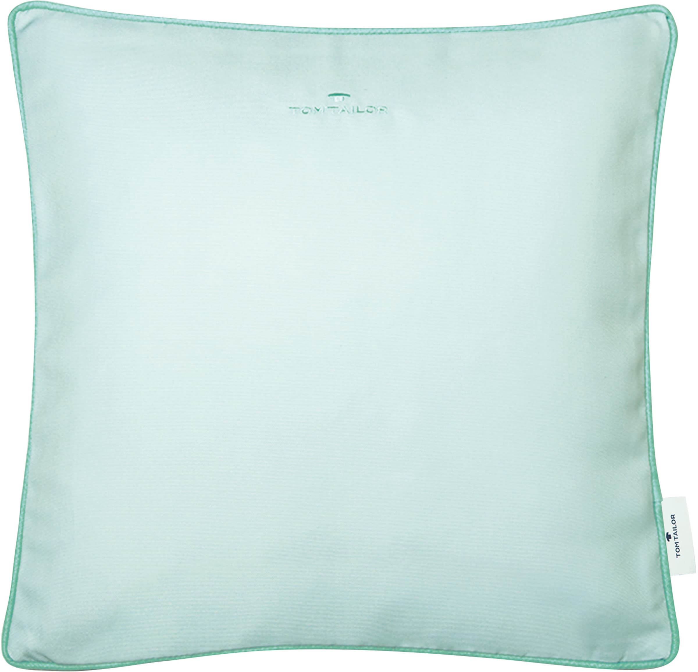 TOM TAILOR HOME "Dove Signature" mit Paspel, Kissenhülle ohne Füllung, 1 Stück