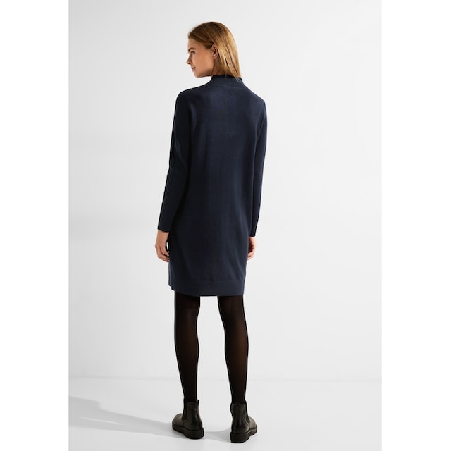 Cecil Strickkleid »Cosy Zip Troyerkleid«, Ripp-Elemente an den Ärmeln für  bestellen | BAUR