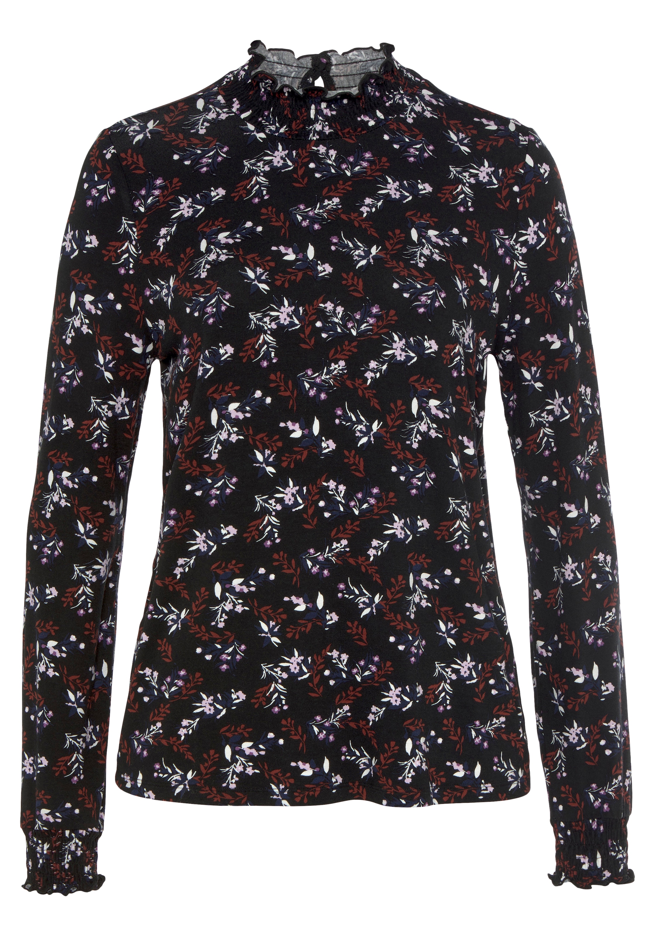 Tamaris Blusenshirt, mit elegantem Blumenprint