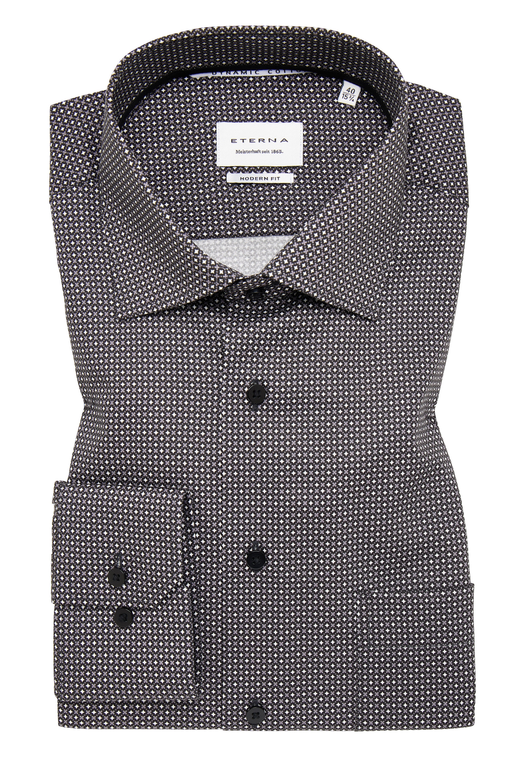 Eterna Langarmhemd »MODERN FIT« NON IRON (bügelfrei)