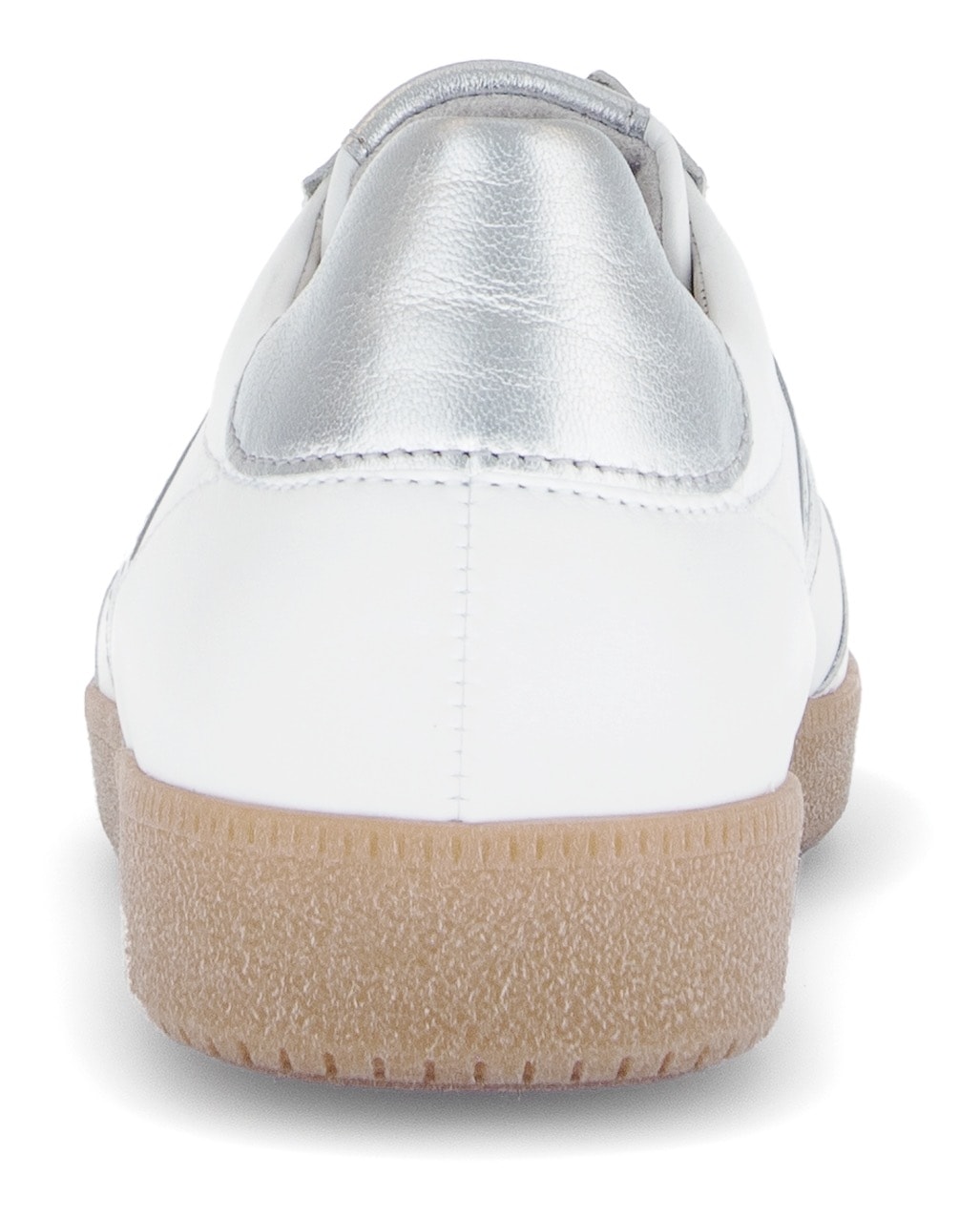Gabor Plateausneaker, Freizeitschuh, Halbschuh, Schnürer, Kontrastbesatz in Metallic-Optik
