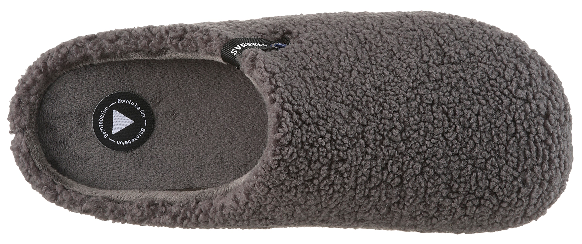 VERBENAS Pantoffel, Homeslipper, Wohlfühlschuh, Hausschuh mit Label