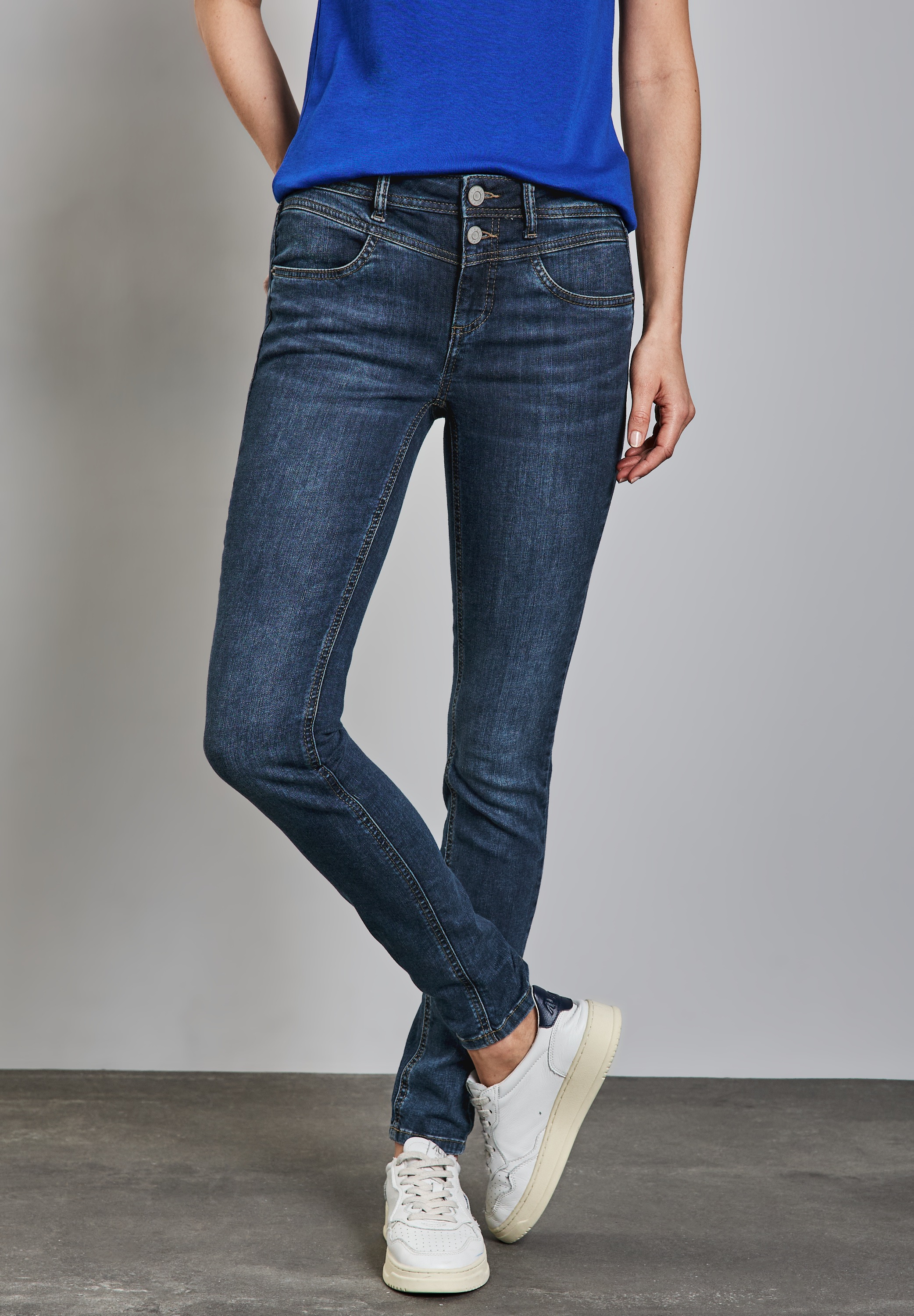 STREET ONE Slim-fit-Jeans, 4-Pocket Style günstig online kaufen