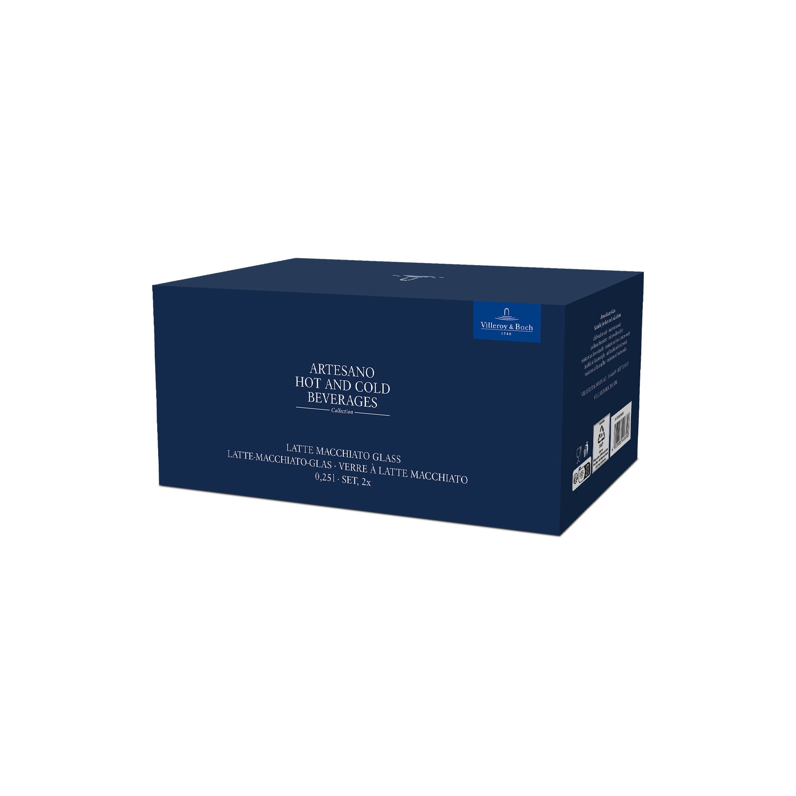 Villeroy & Boch Thermoglas »Latte-Macchiato-Gläser Artesano Hot & Cold 250 ml 2er Set transparent«