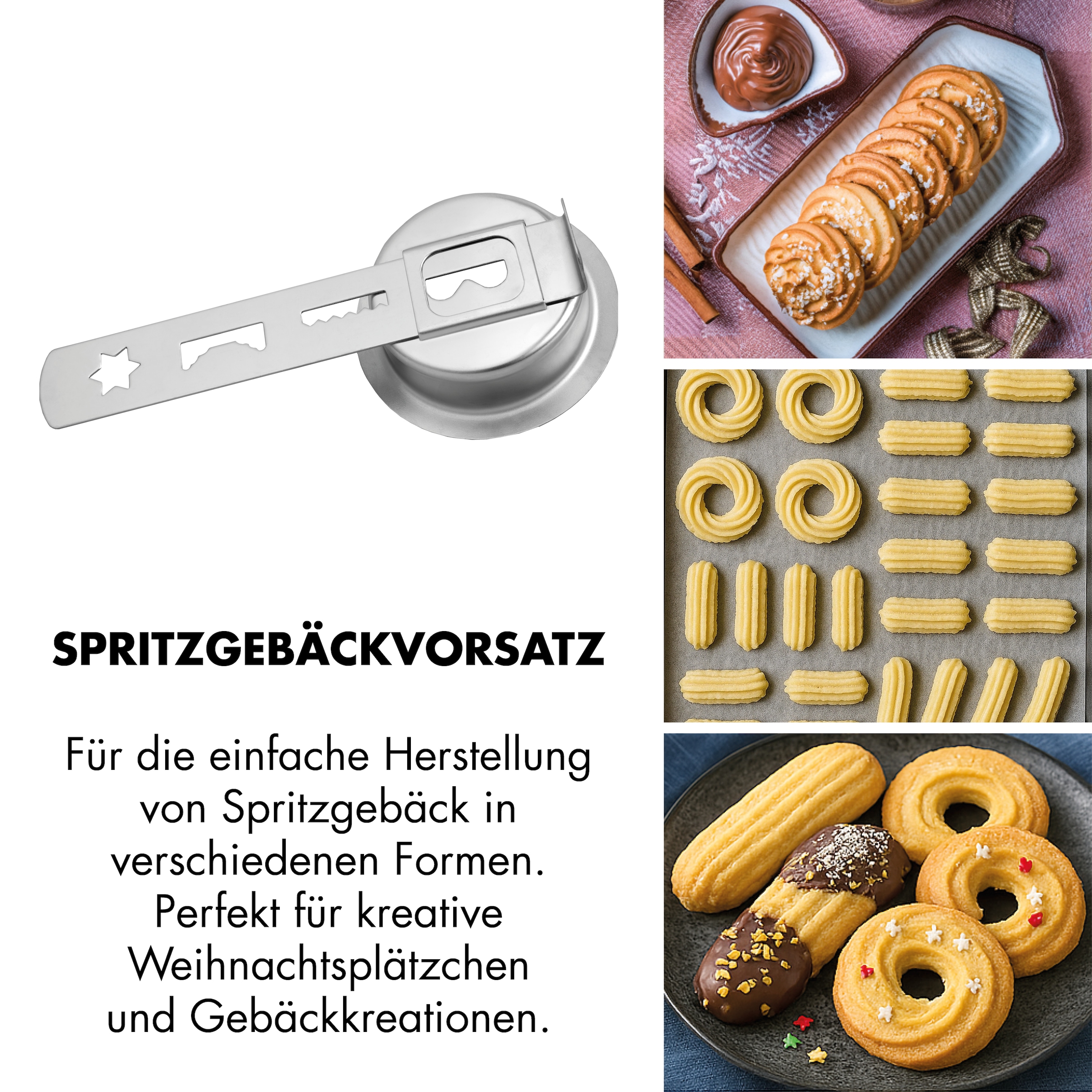 Gastroback Fleischwolf »Design Fleischwolf 6-in-1 Power Pro« inklusive Burger-Presse