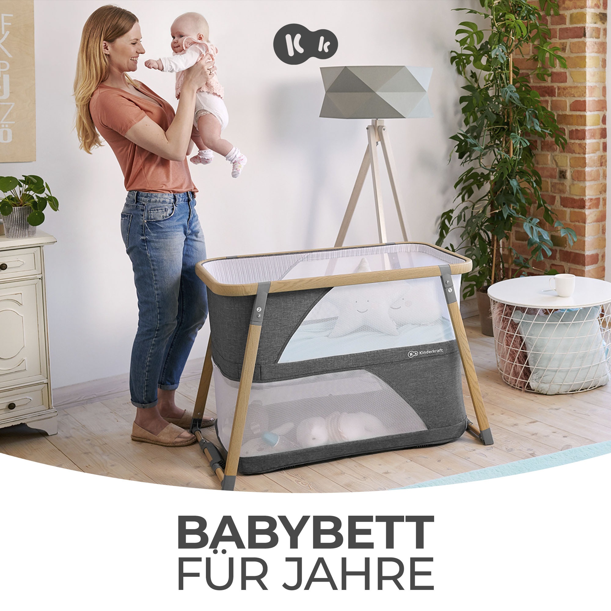 Kinderkraft Baby-Reisebett "SOFI" mit Laufgitterfunktion günstig online kaufen