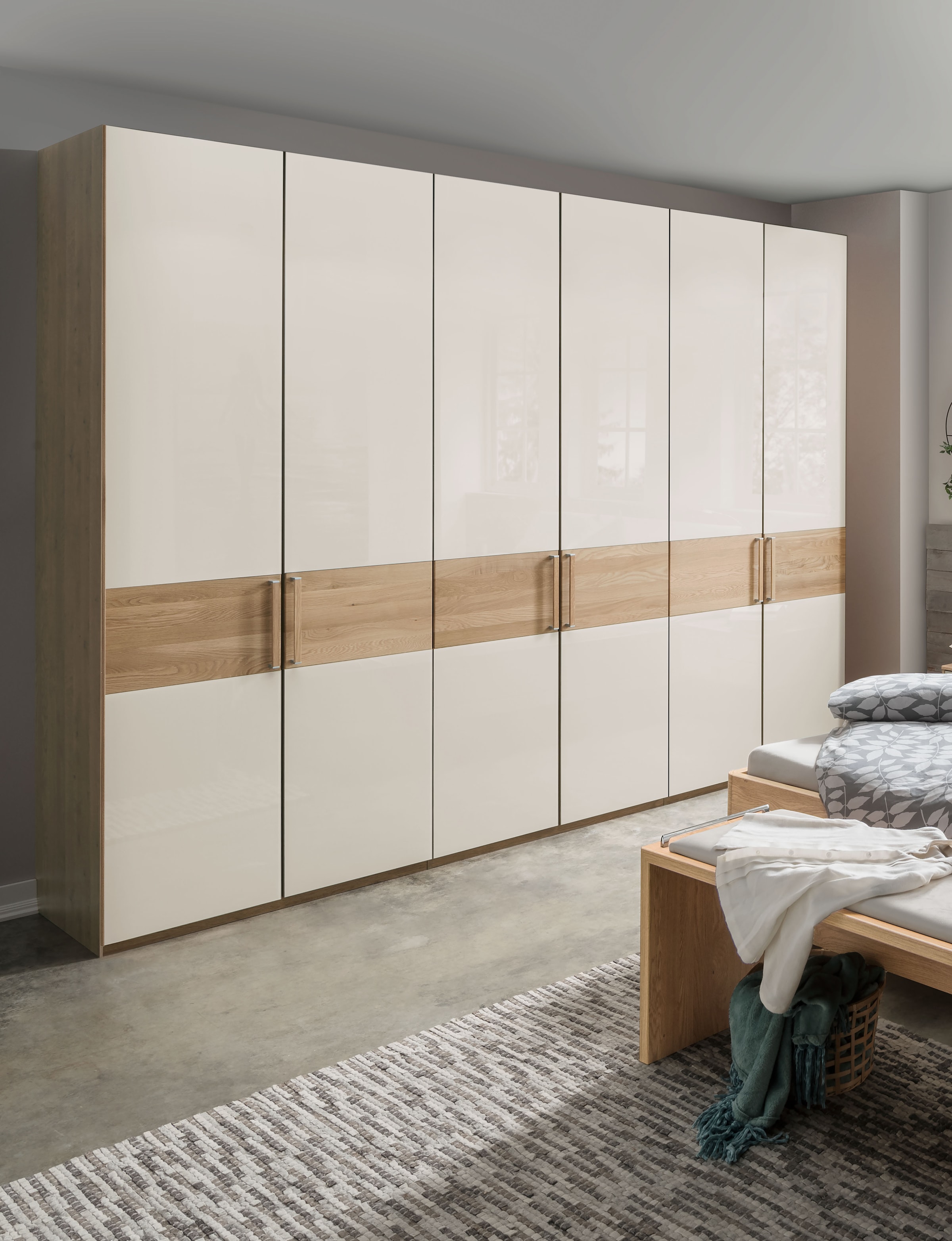 WIEMANN Drehtürenschrank »Kiruna«, mit Champagnerglas