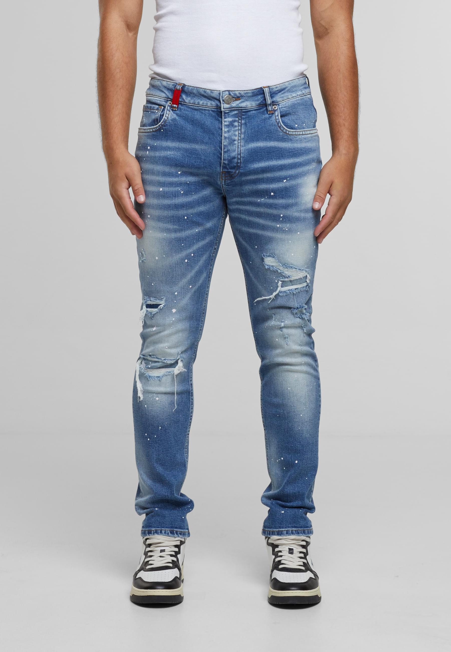 2Y Premium Bequeme Jeans »2Y Premium 2Y VICTOR RIPPED SLIM FIT JEANS«