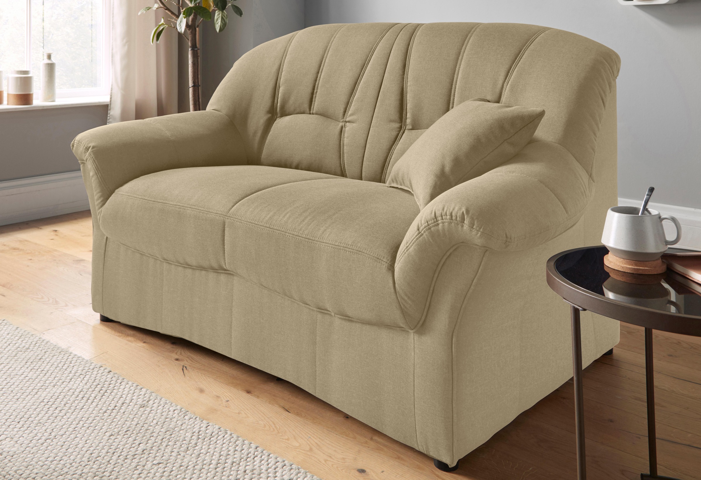 DOMO collection 2-Sitzer "Bahia zeitlos & elegantes Sofa, bequem", inklusiv günstig online kaufen