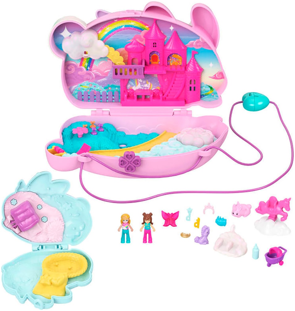 Polly Pocket Spielwelt »Baby und Häschenmama Schatulle«