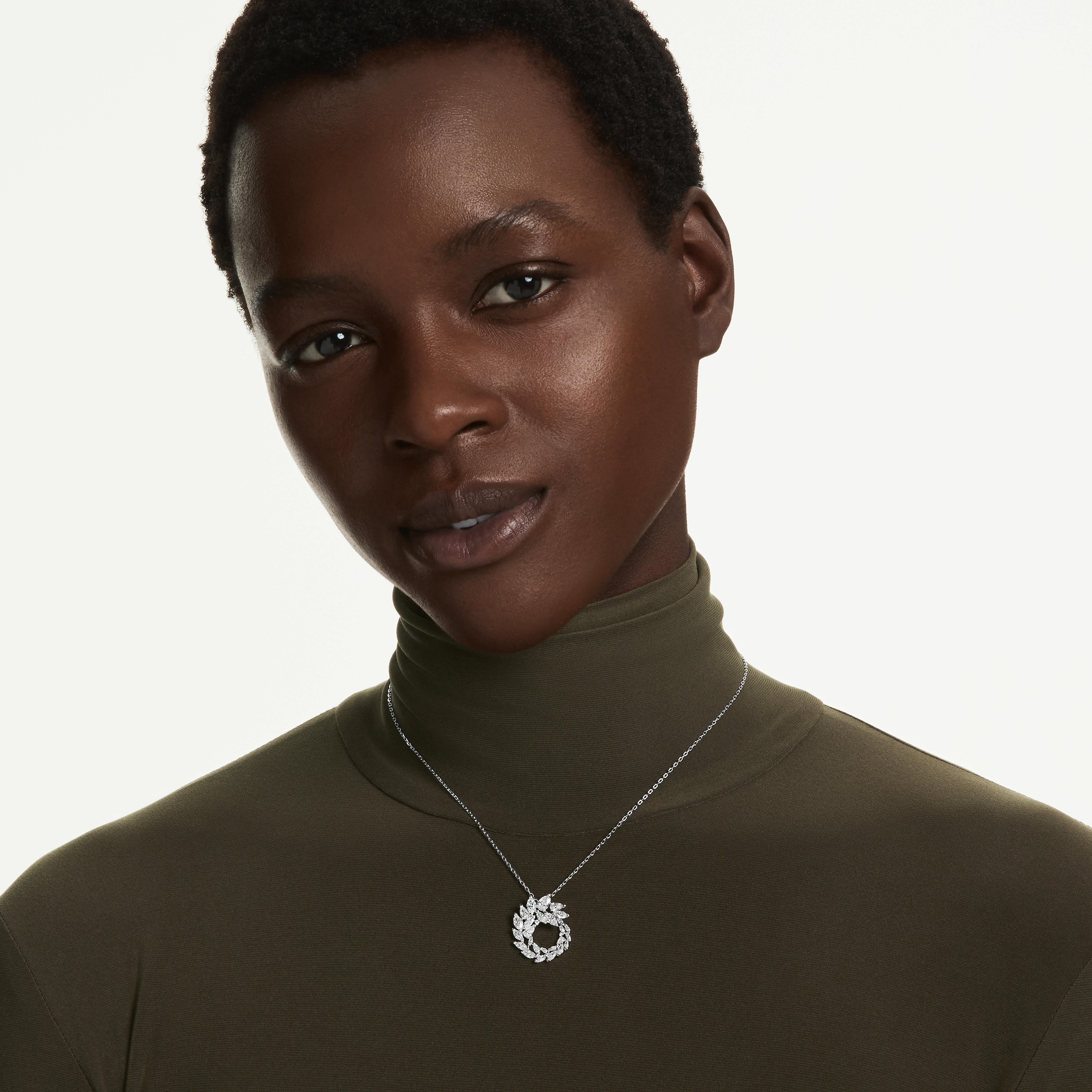 Swarovski Kette mit Anhänger »Schmuck Geschenk MESMERA Halskette« mit Swarovski® Kristall