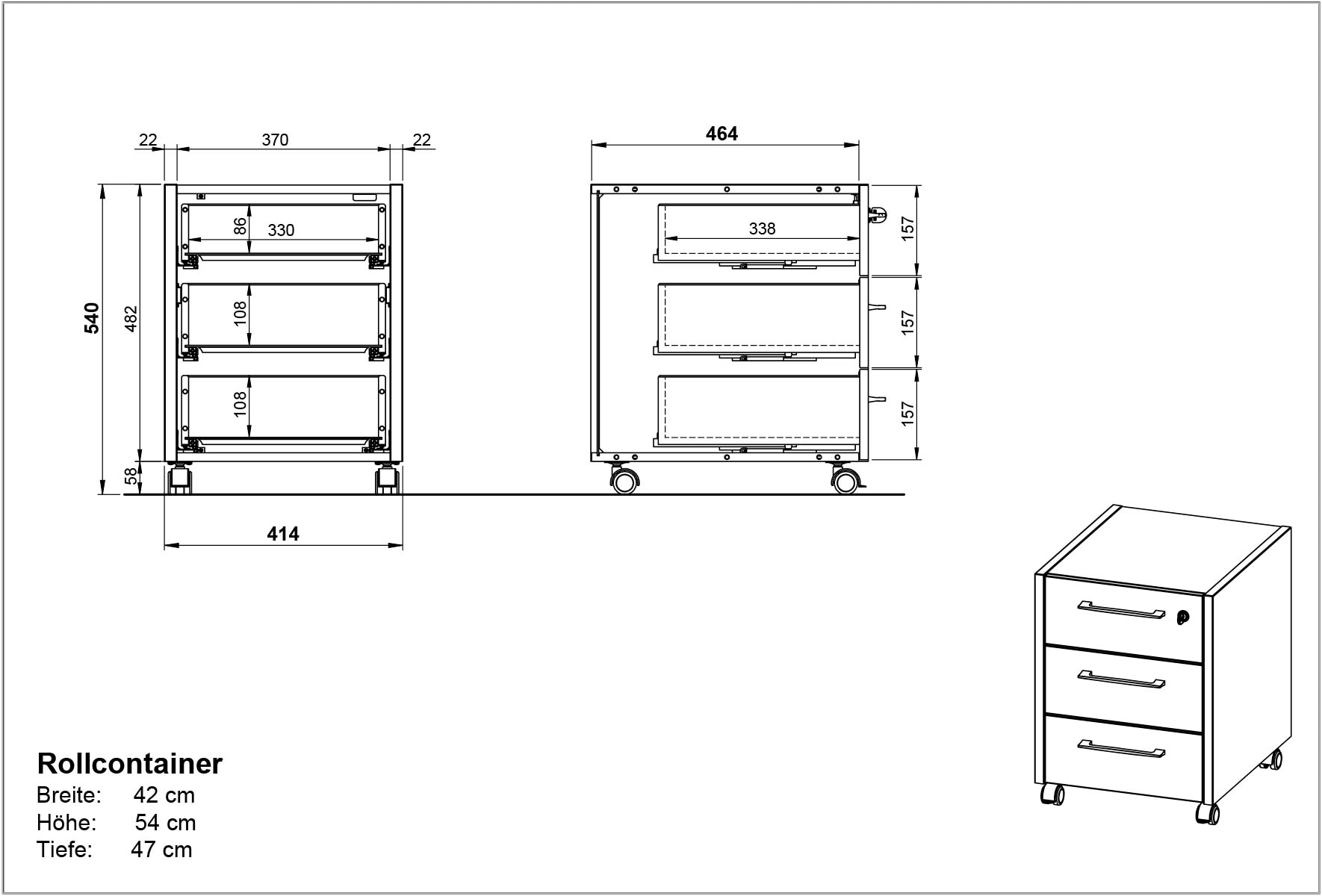 GERMANIA Container »Pasadena«, Made in Germany, hochwertig verarbeitet  kaufen | BAUR