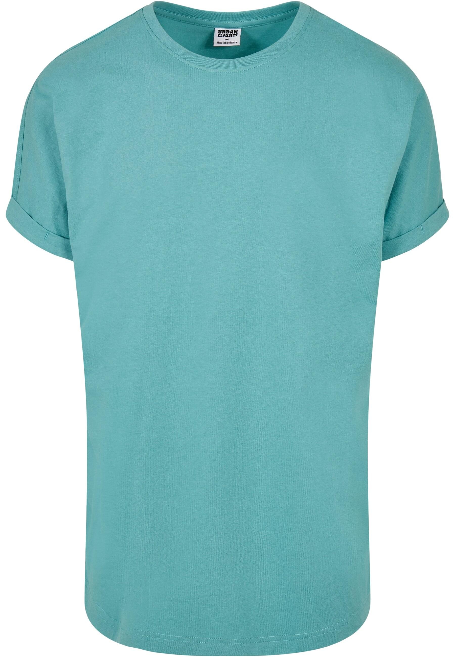 URBAN CLASSICS T-Shirt "Urban Classics Herren Long Shaped Turnup Tee" 1 Stk günstig online kaufen