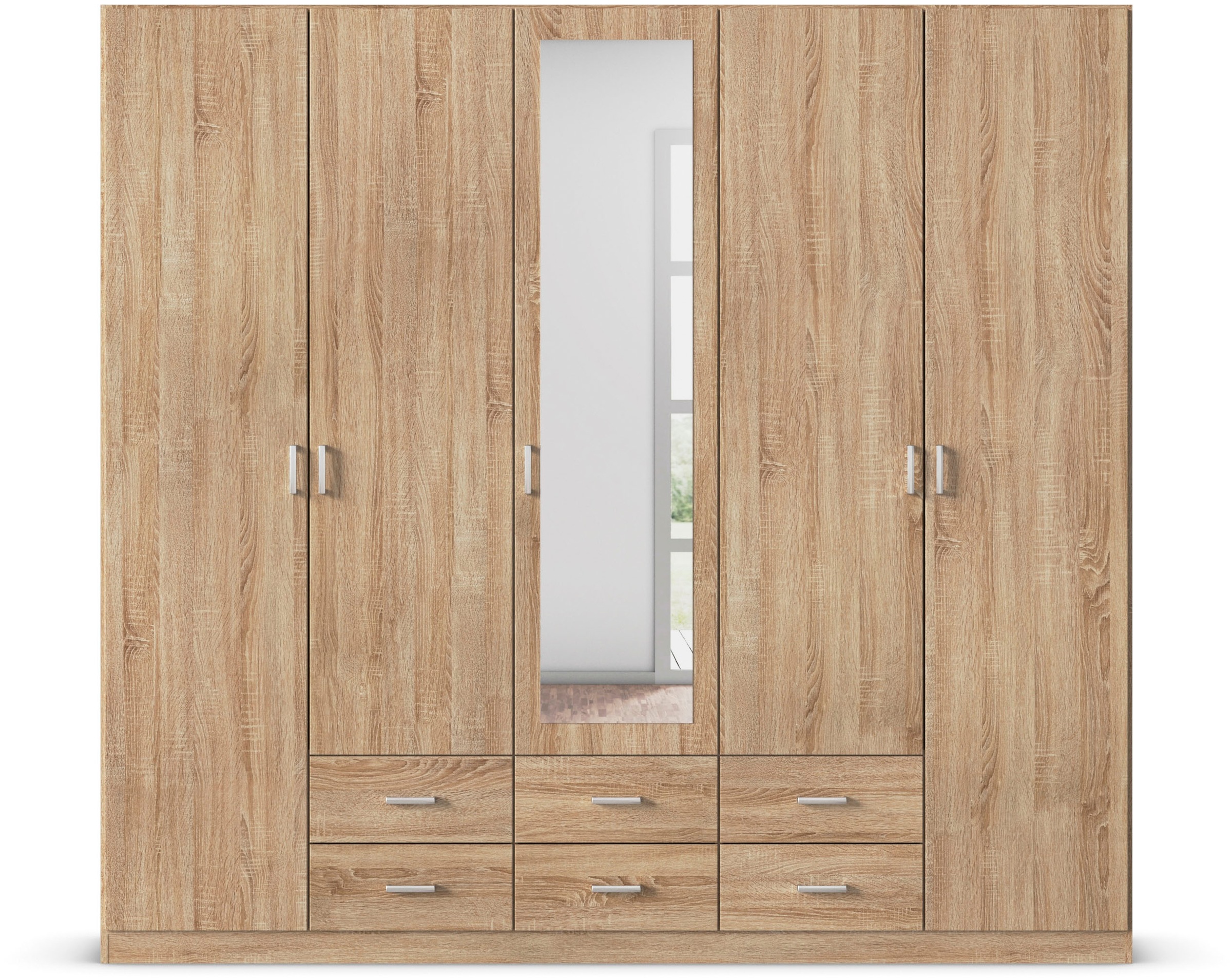 rauch Kleiderschrank "Schrank Garderobe Wäscheschrank GAMMA in 3 Breiten" v günstig online kaufen