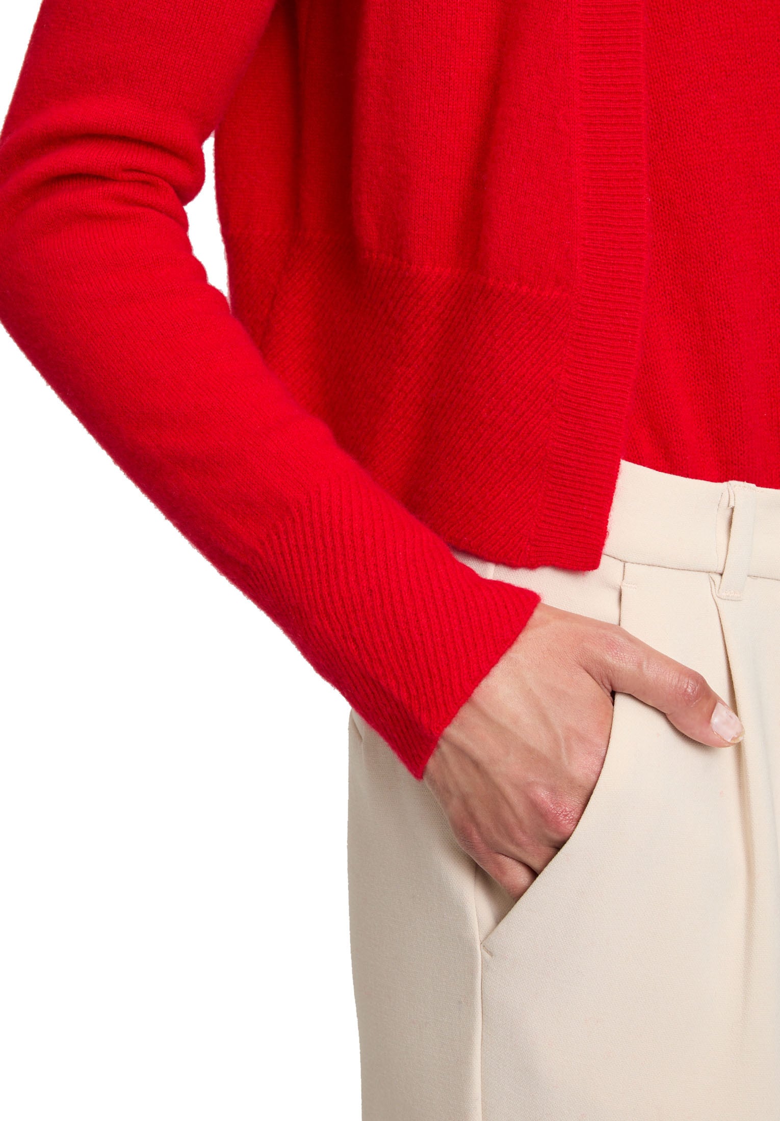 Betty Barclay Strickjacke »Betty Barclay Damen Kaschmir-Strickjacke mit Rippbündchen«, Strick