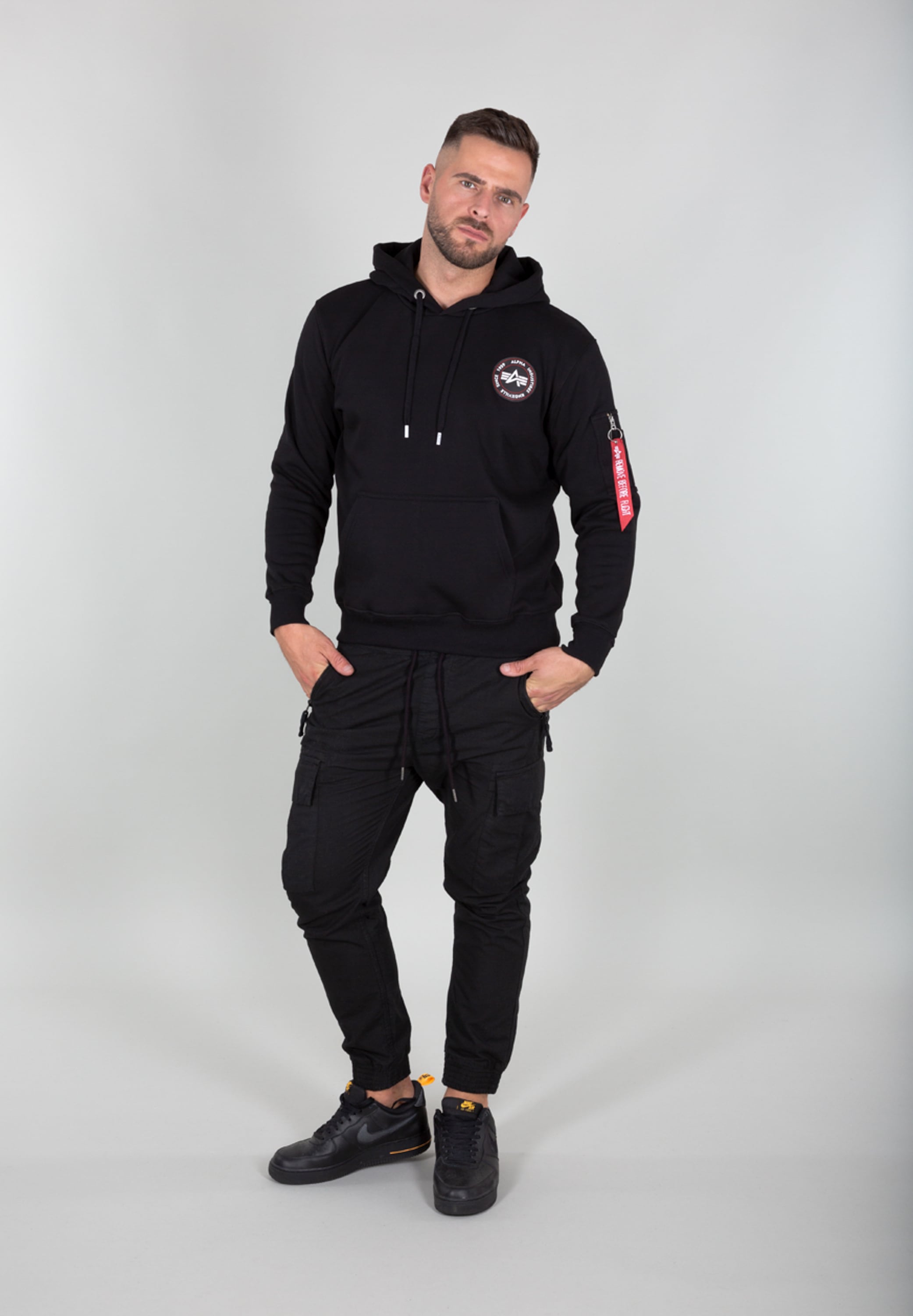 Alpha Industries Hoodie »Alpha Industries Men - Hoodies RBF Back Stripe Hoodie«