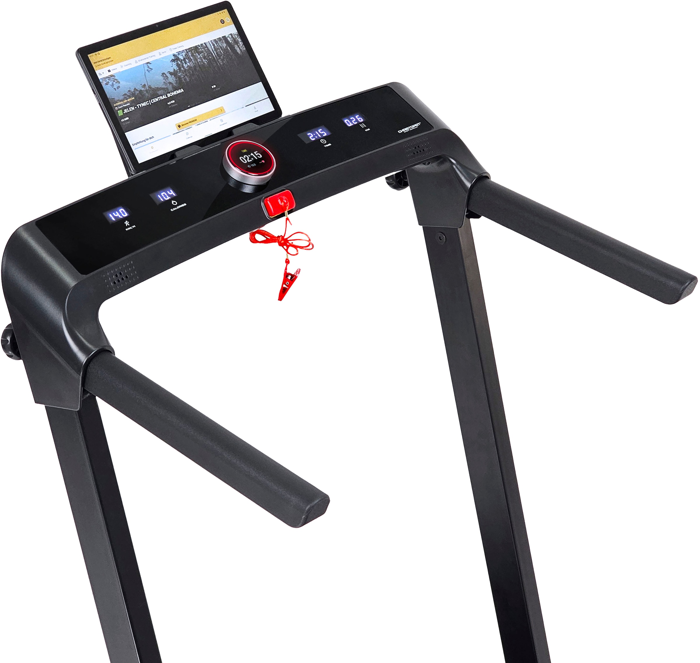 Christopeit Sport® Laufband »2 in 1 S«, (1 tlg., inkl. Bluetooth-Musikboxen), bis max. 14 km/h, klappbar